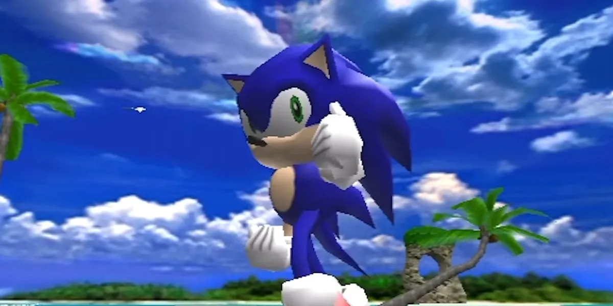Sonic vượt màn chơi trong Sonic Adventure
