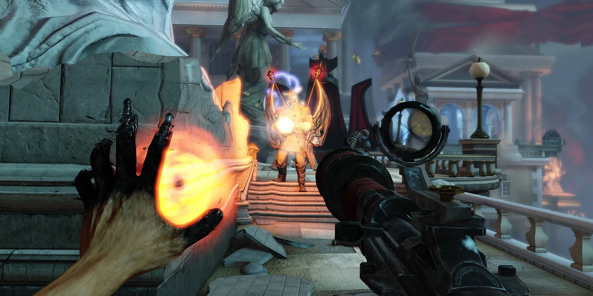 Sử dụng sức mạnh Vigors Return to Sender trong BioShock Infinite