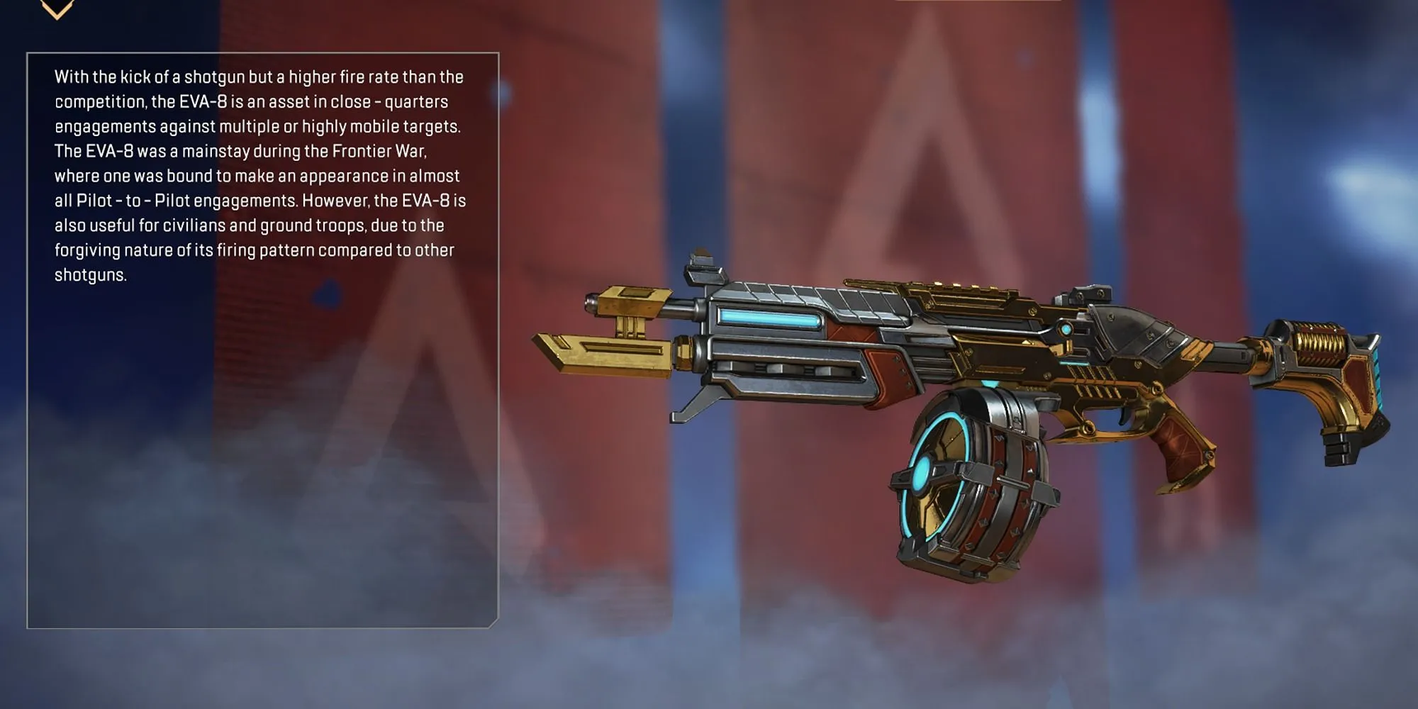 Súng Shotgun EVA-8 Auto trong Apex Legends cùng mô tả chi tiết về vũ khí