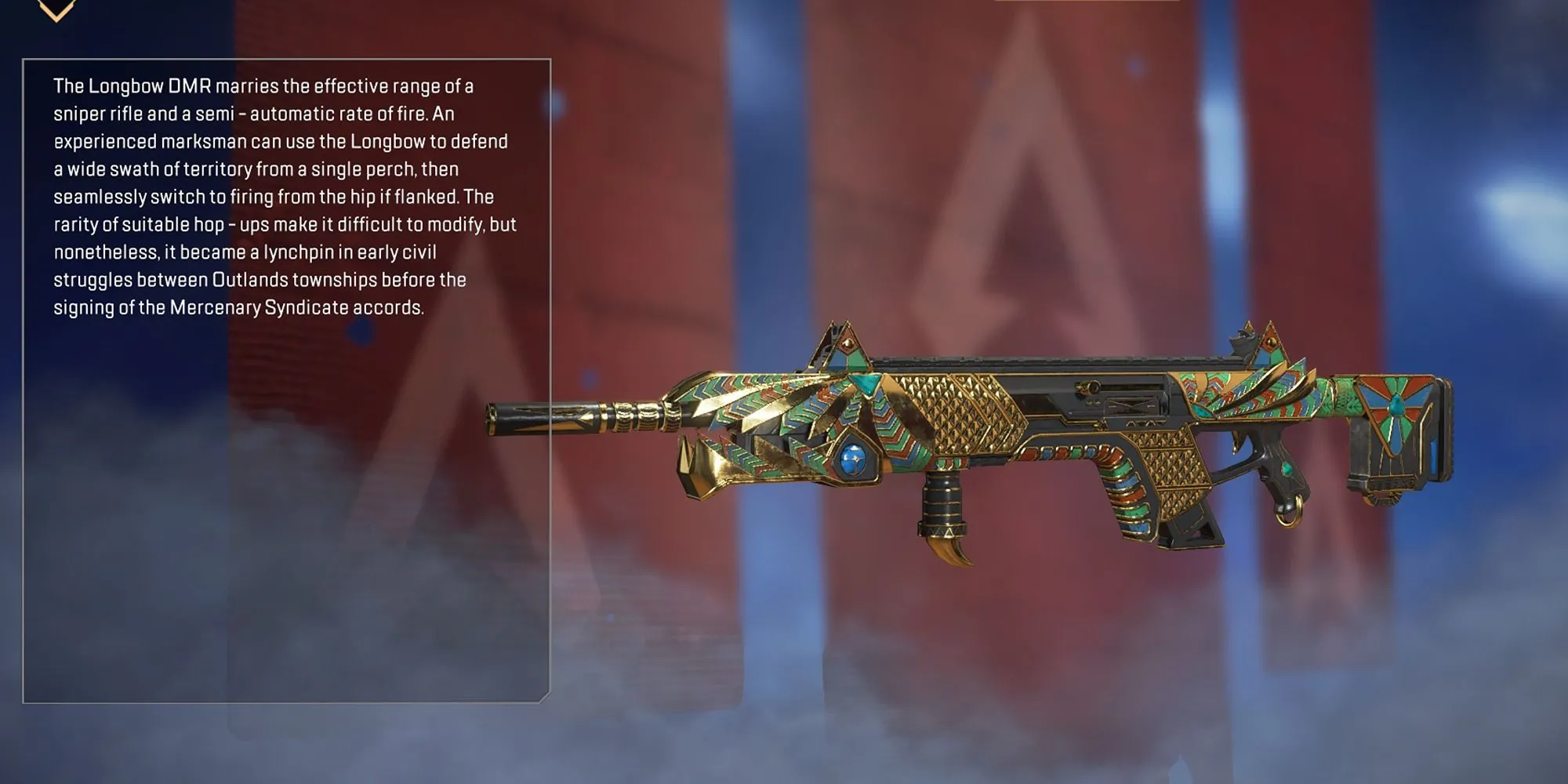 Súng Trường Thiện Xạ Longbow trong Apex Legends và mô tả của nó