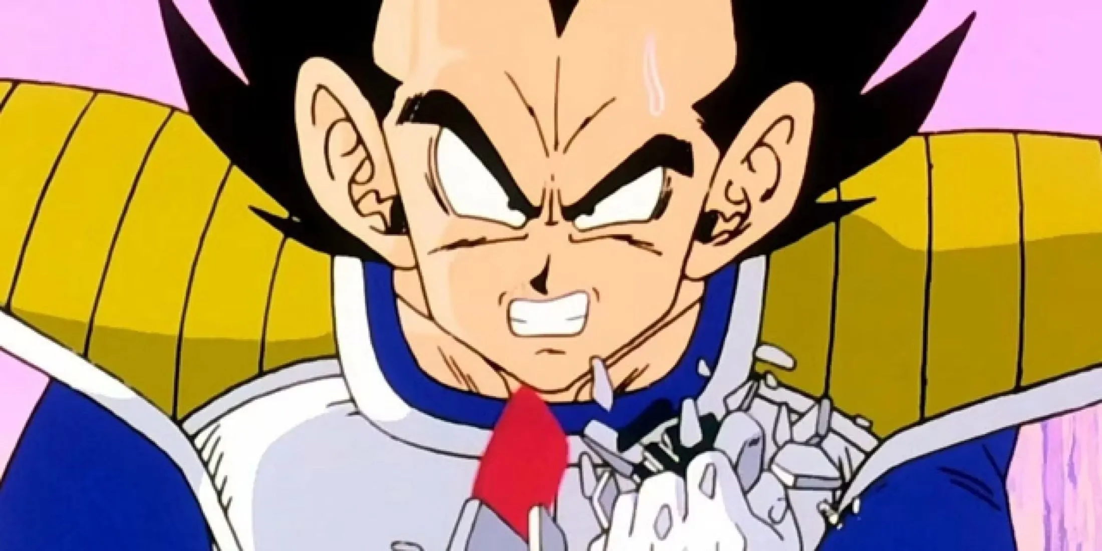 vegeta bất ngờ trước sức mạnh của goku trong dragon ball z arc saiyan