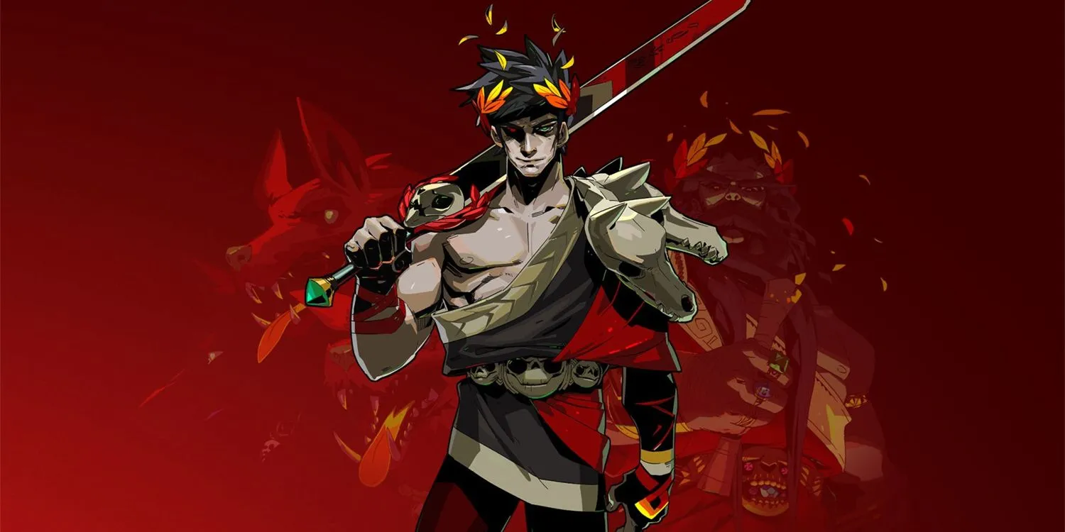 Zagreus tạo dáng trong game Hades
