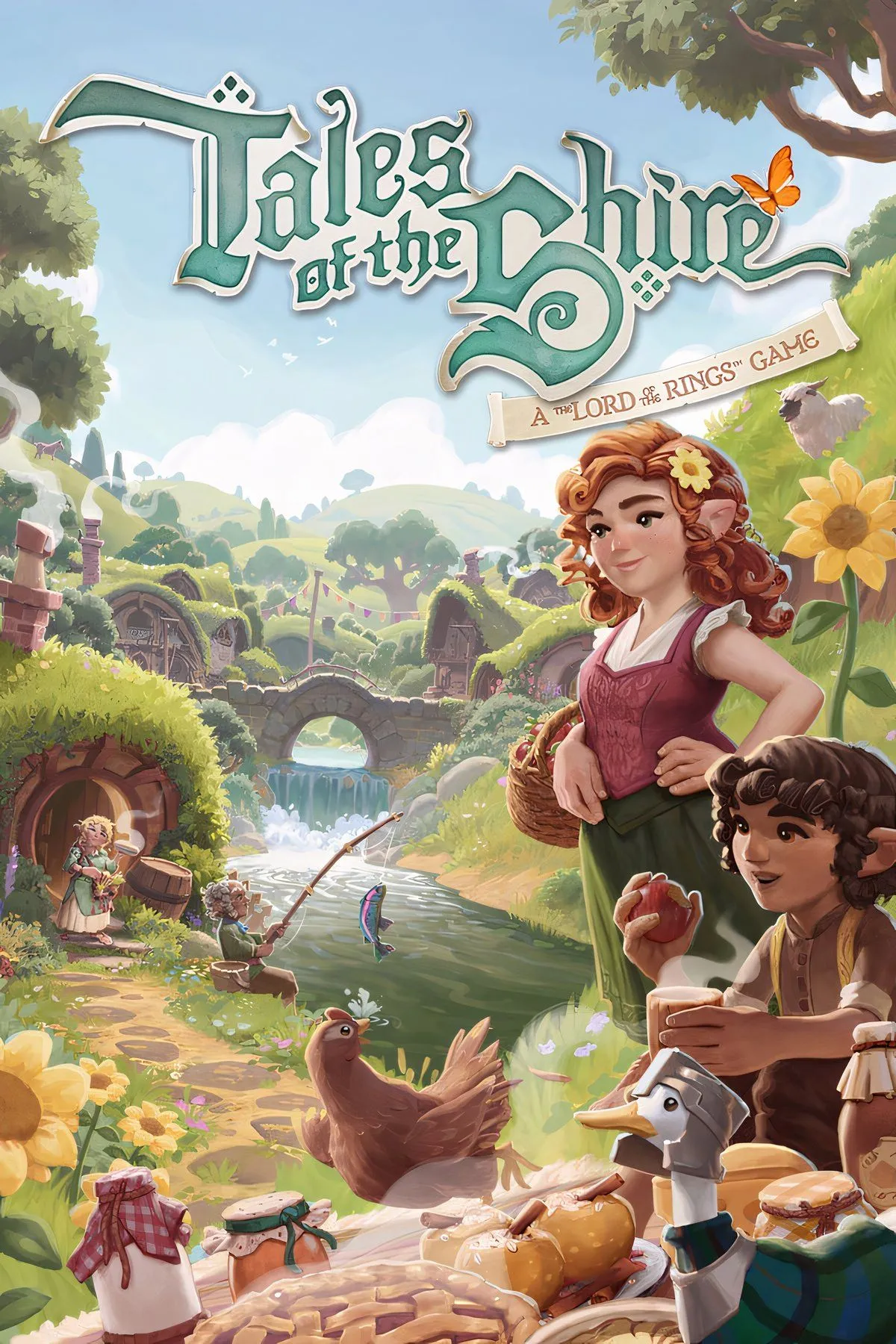 Ảnh bìa chính thức của game mô phỏng cuộc sống Tales of the Shire: A The Lord of the Rings Game