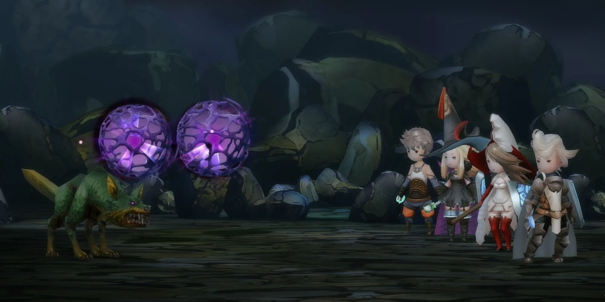 Bắt đầu trận chiến trong Bravely Default HD