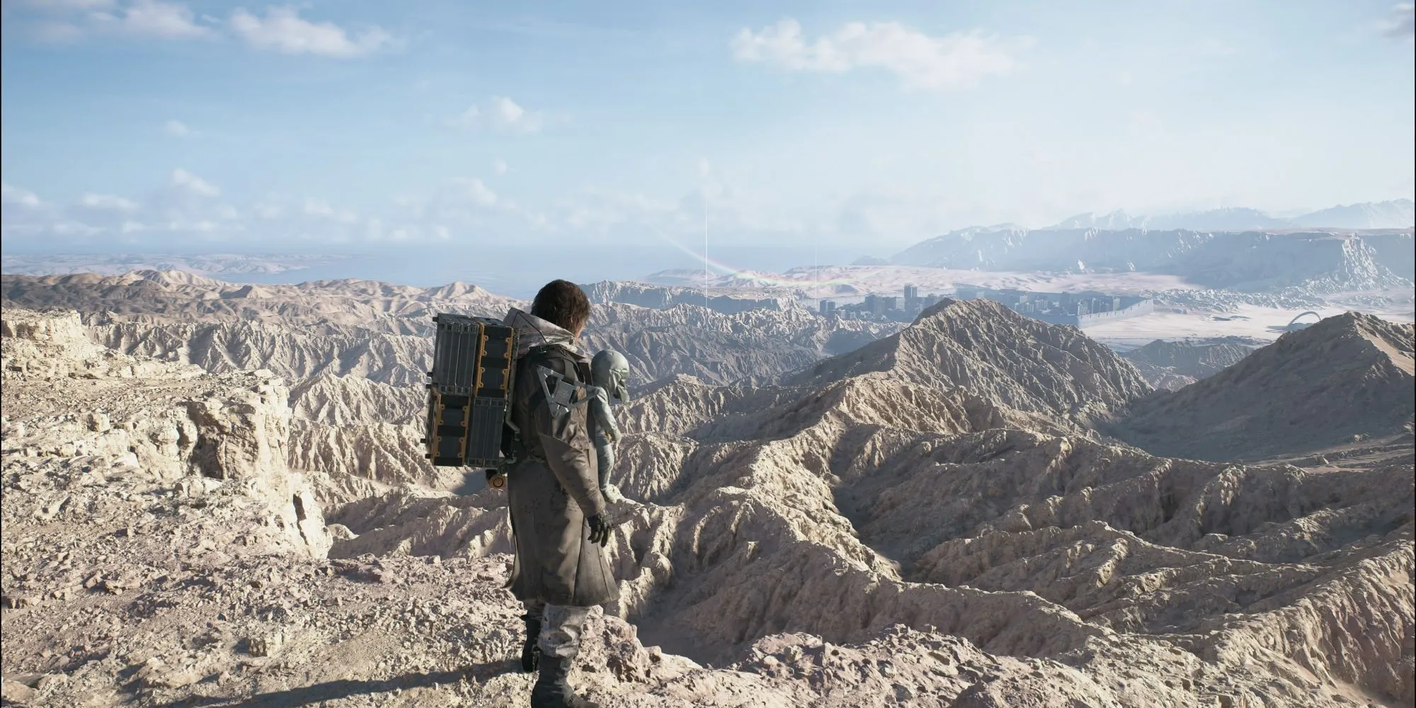 Bầu trời và phong cảnh tuyệt đẹp trong Death Stranding 2