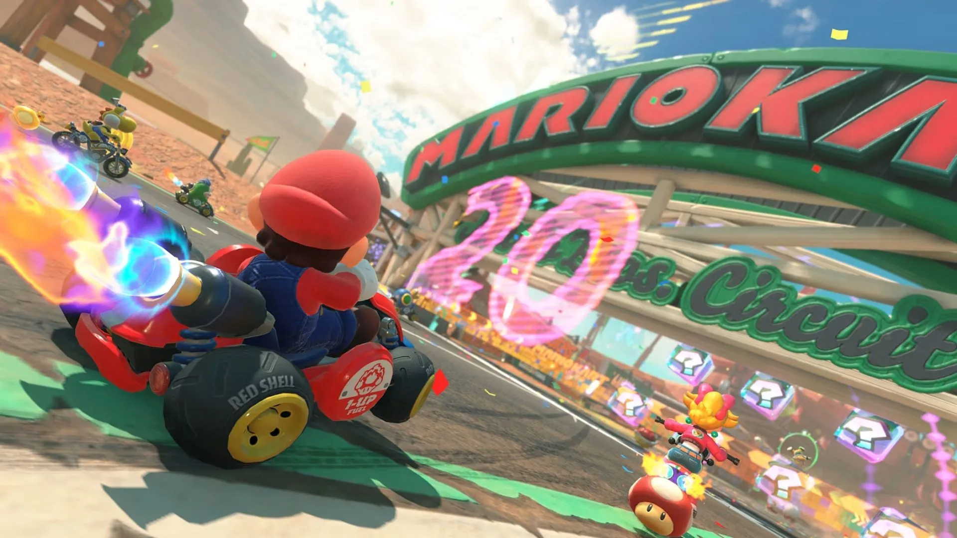 Các nhân vật tranh tài trong Mario Kart World