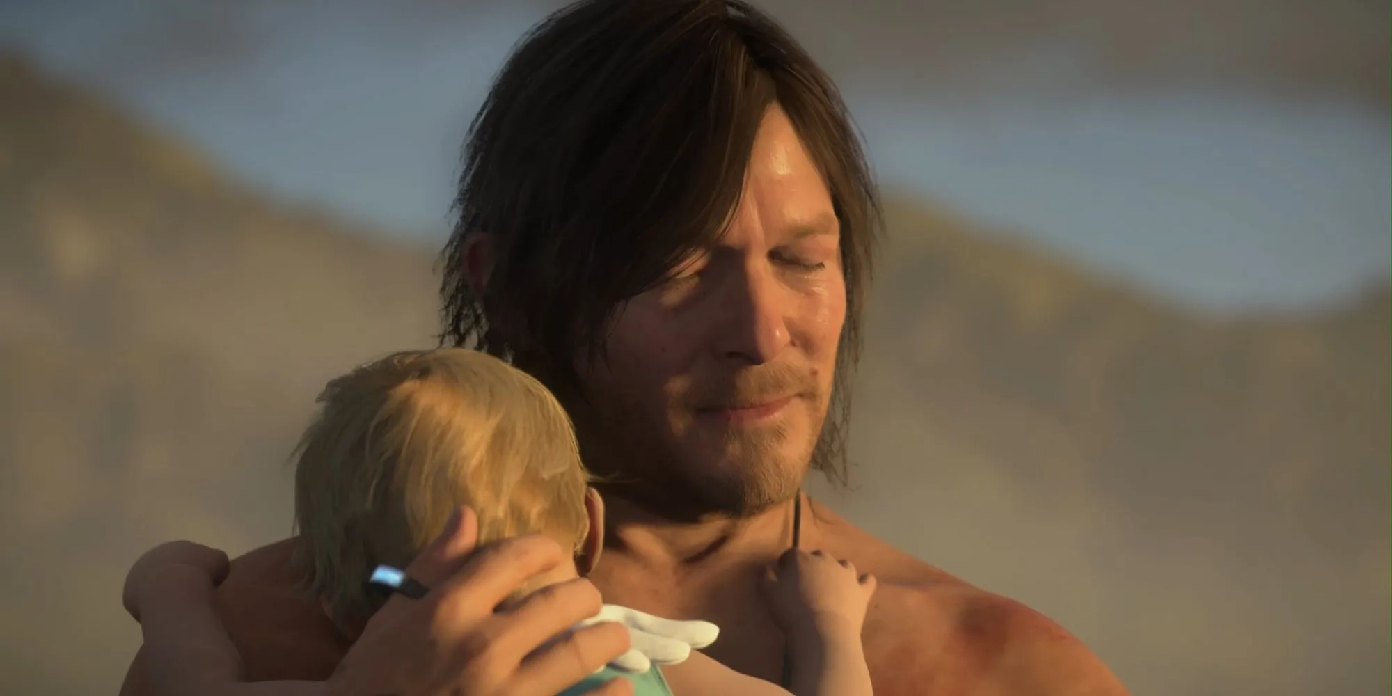 Cảnh cắt cảnh ấn tượng trong Death Stranding 2 với các nhân vật