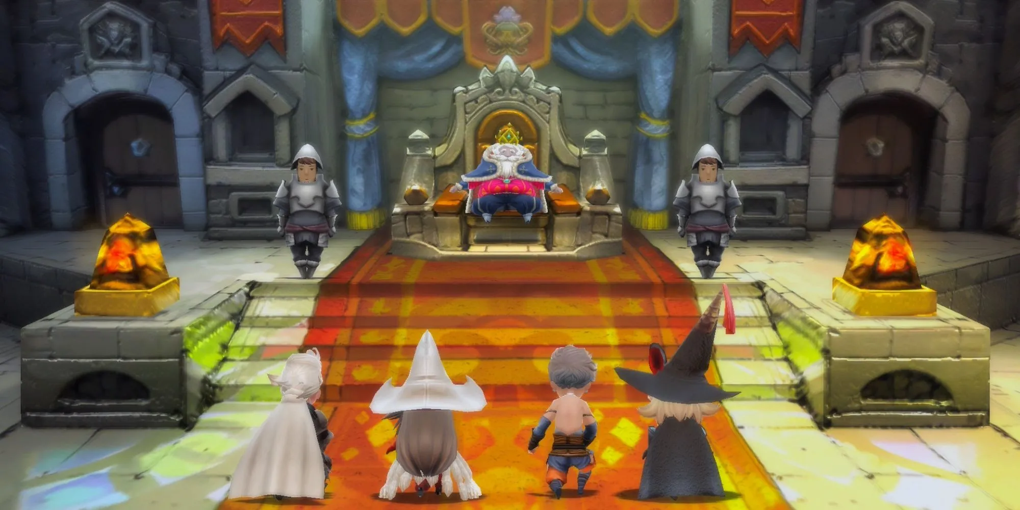Cảnh cắt HD trong Bravely Default
