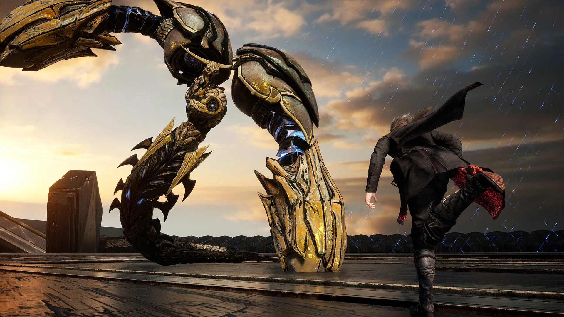 Cảnh chiến đấu hoành tráng trong Lost Soul Aside, thể hiện đồ họa Unreal Engine 4 ấn tượng