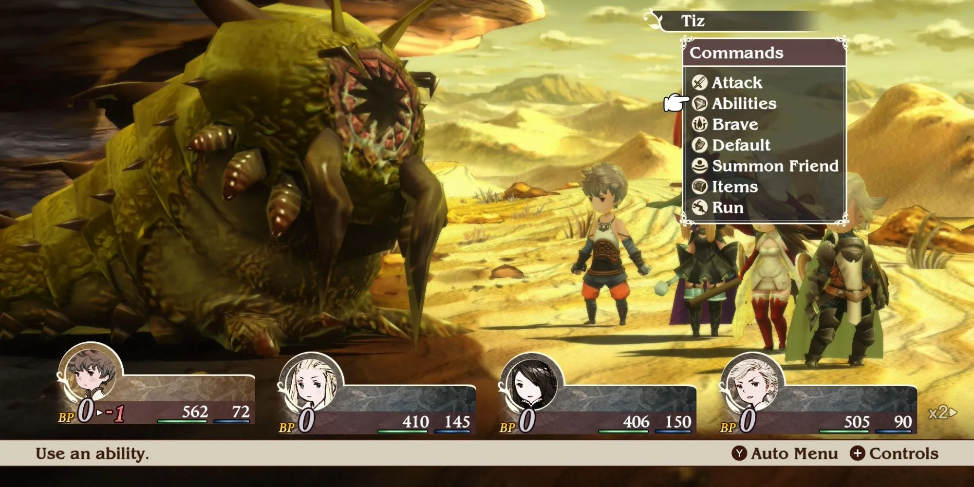 Chiến đấu trong Bravely Default Flying Fairy HD Remaster