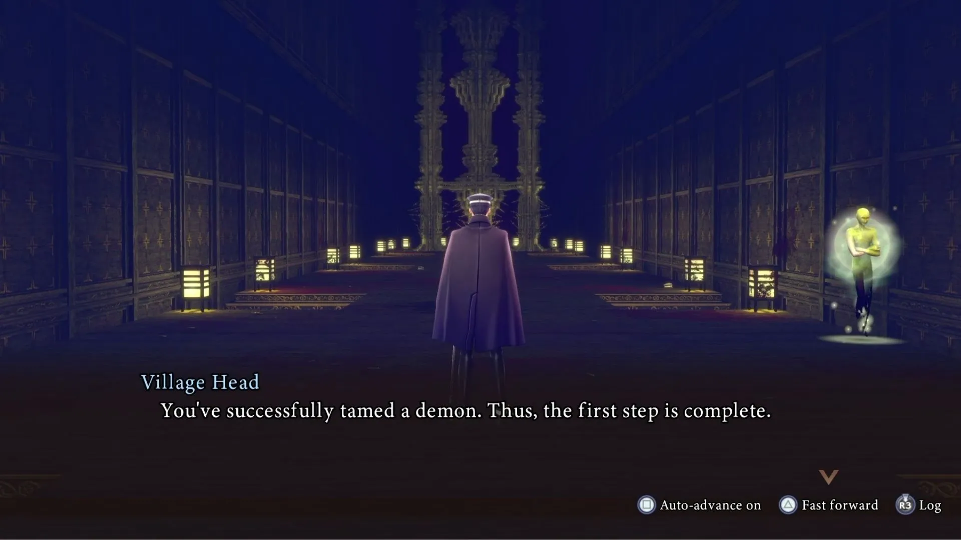 Đánh giá RAIDOU Remastered: Một màn hình hướng dẫn gameplay trong RAIDOU Remastered