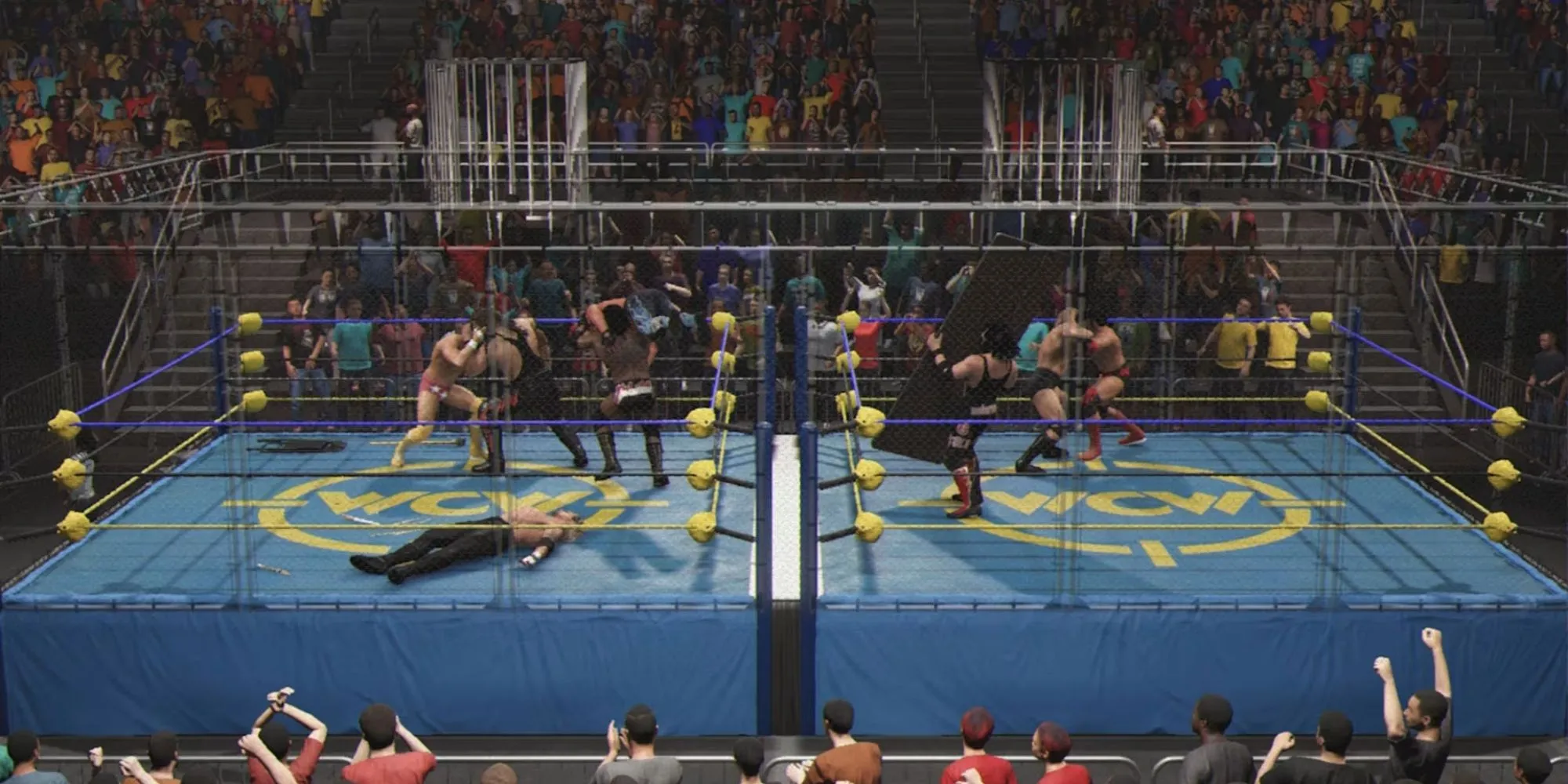 Giao diện Community Creations trong WWE 2K25, minh họa tính năng Image Uploader bị hạn chế trên Nintendo Switch 2