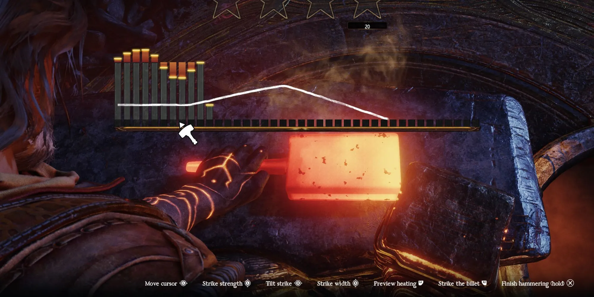 Hệ thống rèn vũ khí trong game Blades of Fire