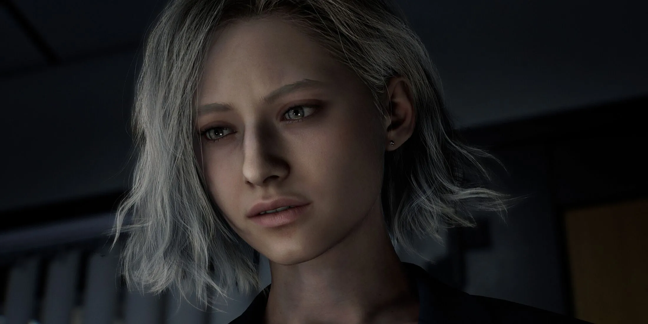 Hình ảnh cận cảnh nhân vật chính Grace Ashcroft trong Resident Evil Requiem