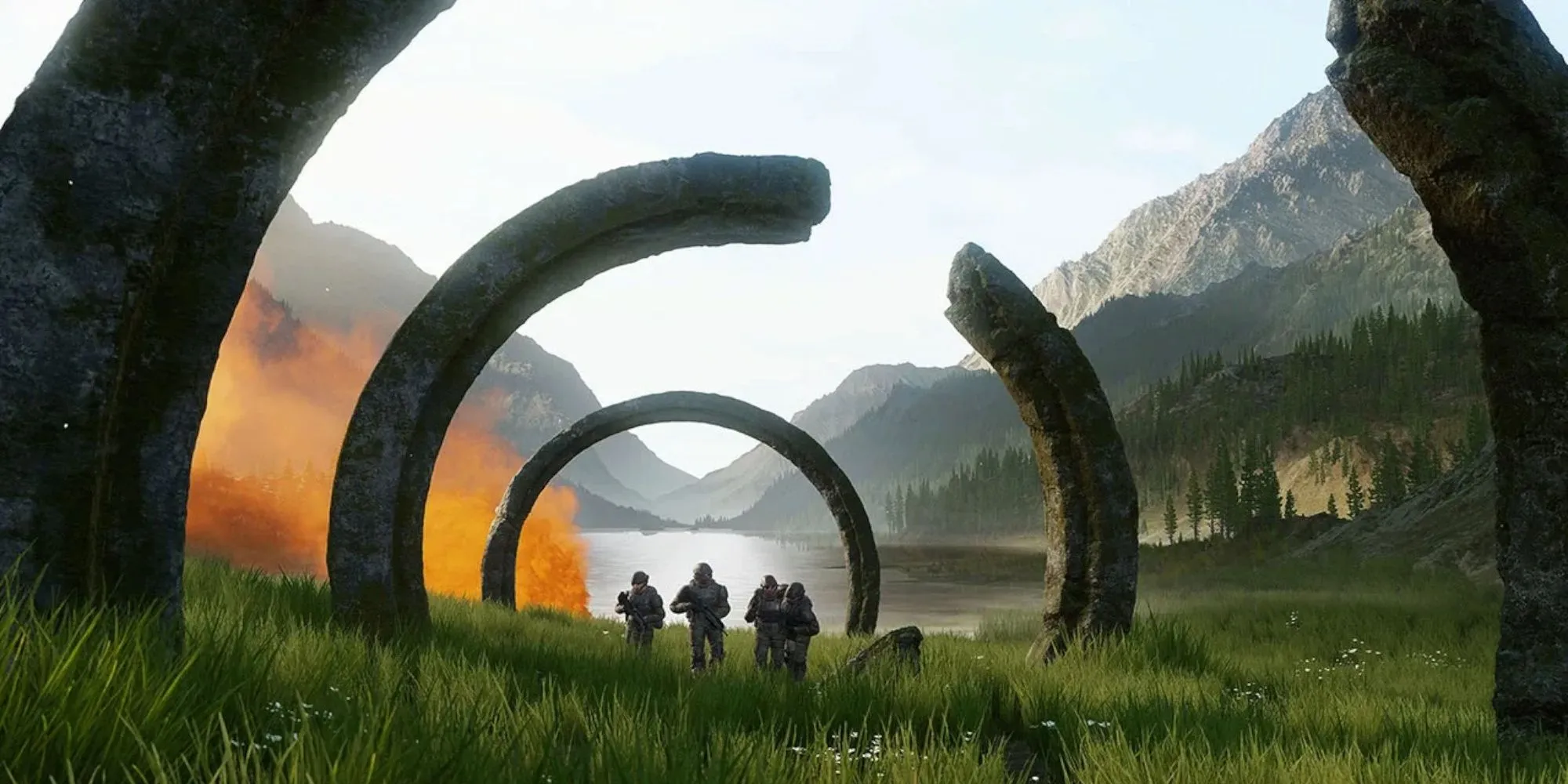 Hình ảnh nhân vật trong Halo Infinite, tựa game đình đám của Xbox, đang đối mặt với nguy cơ bị thay thế bởi công nghệ AI trong quá trình phát triển game của Microsoft.