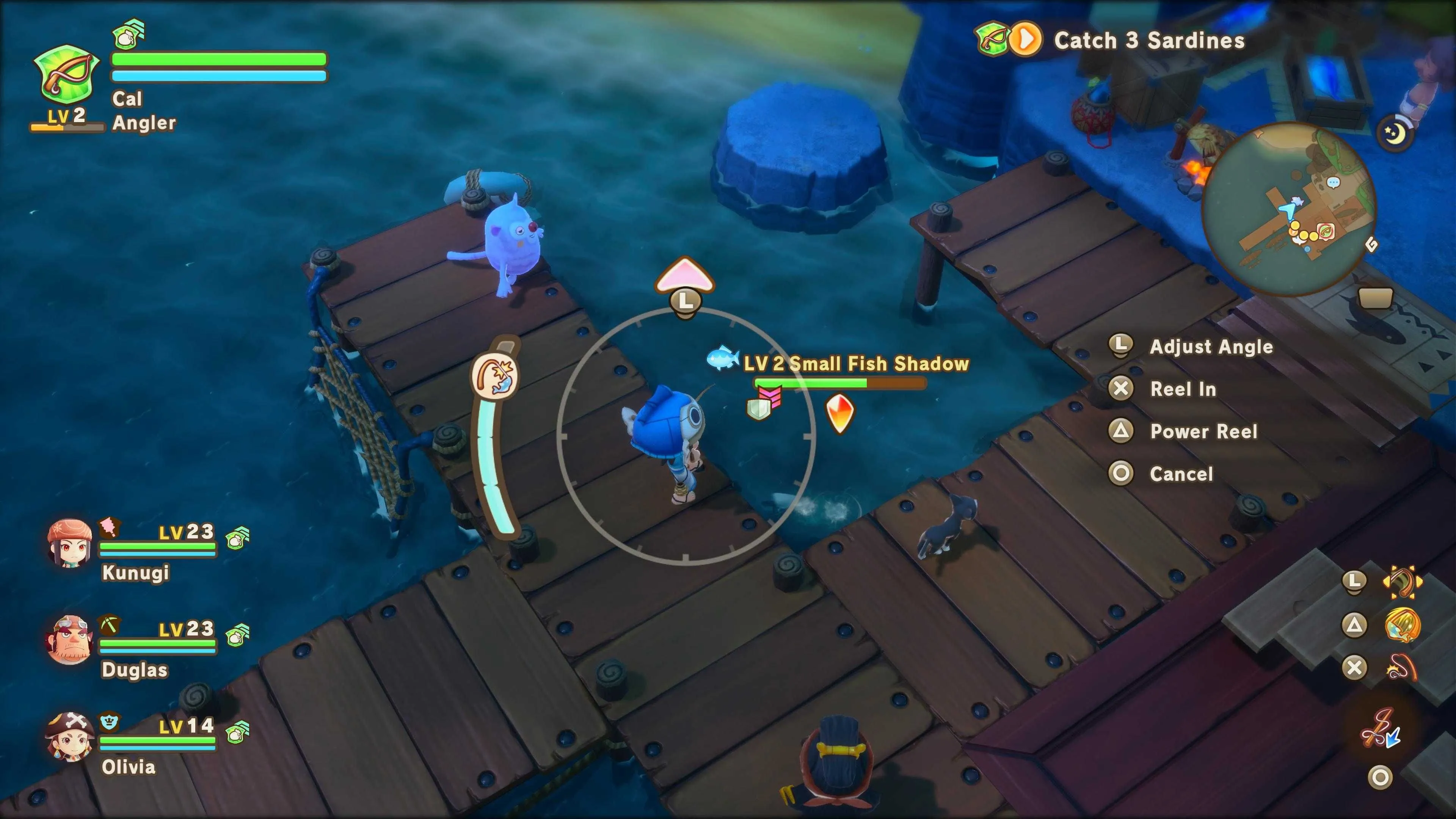 Hoạt động câu cá trong Fantasy Life I