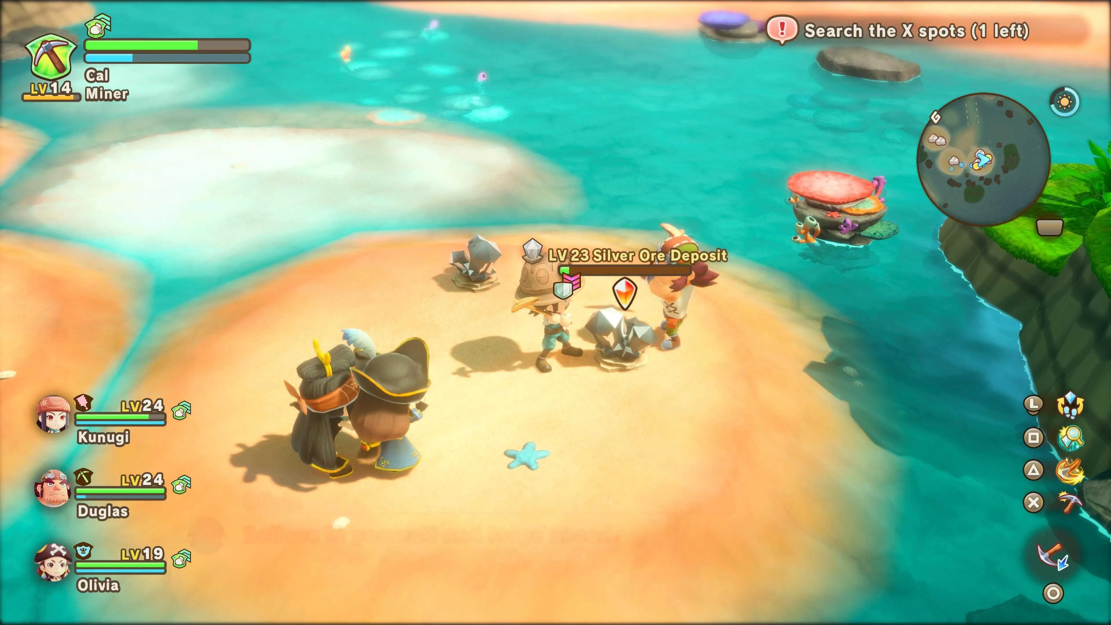 Hoạt động khai thác mỏ trong Fantasy Life I