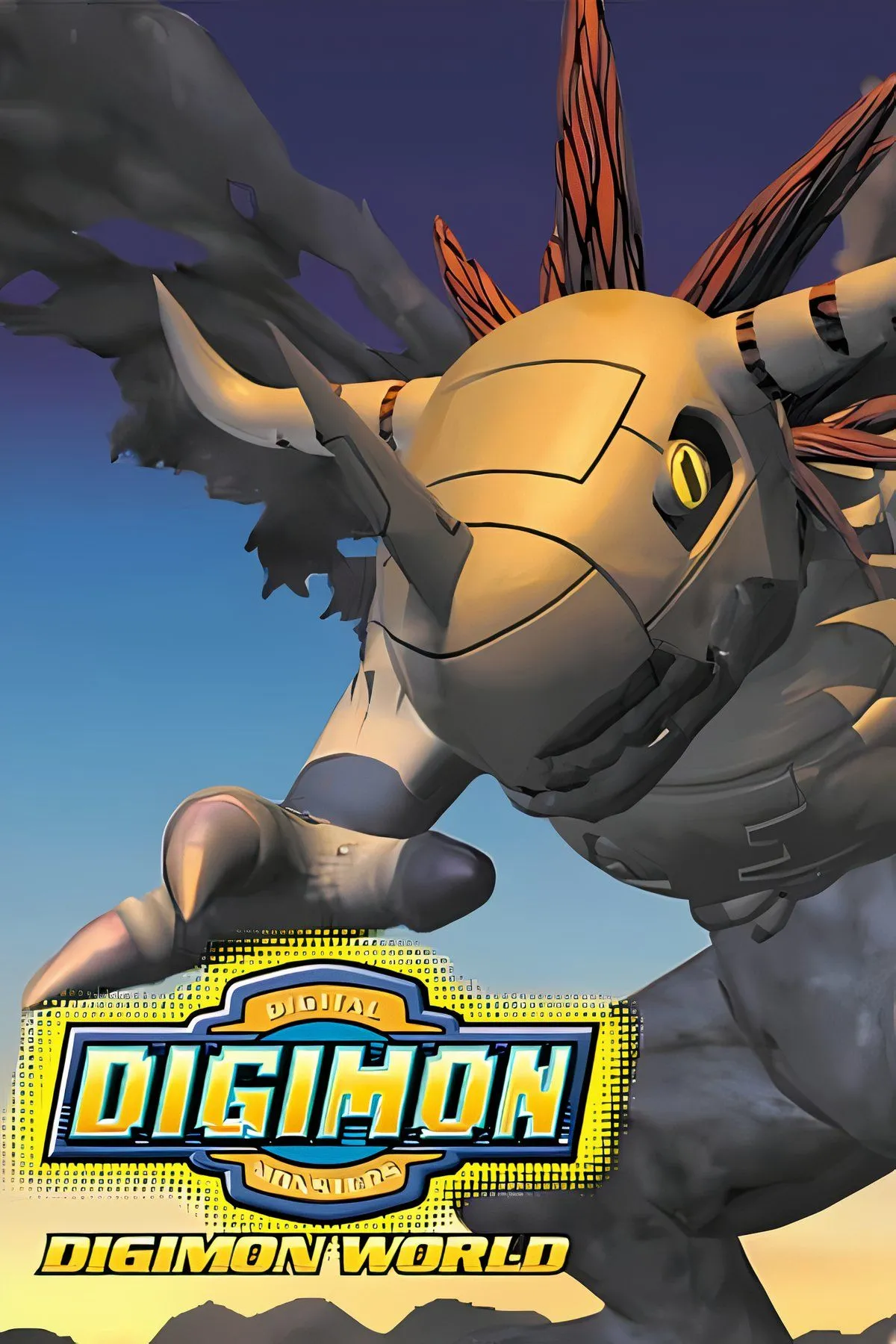 Huấn luyện viên cùng Digimon của mình khám phá Đảo File trong tựa game Digimon World.