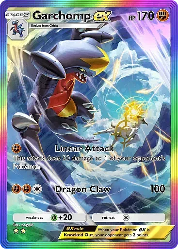 Lá bài Garchomp Ex mạnh mẽ từ bộ Triumphant Light trong Pokemon TCG Pocket