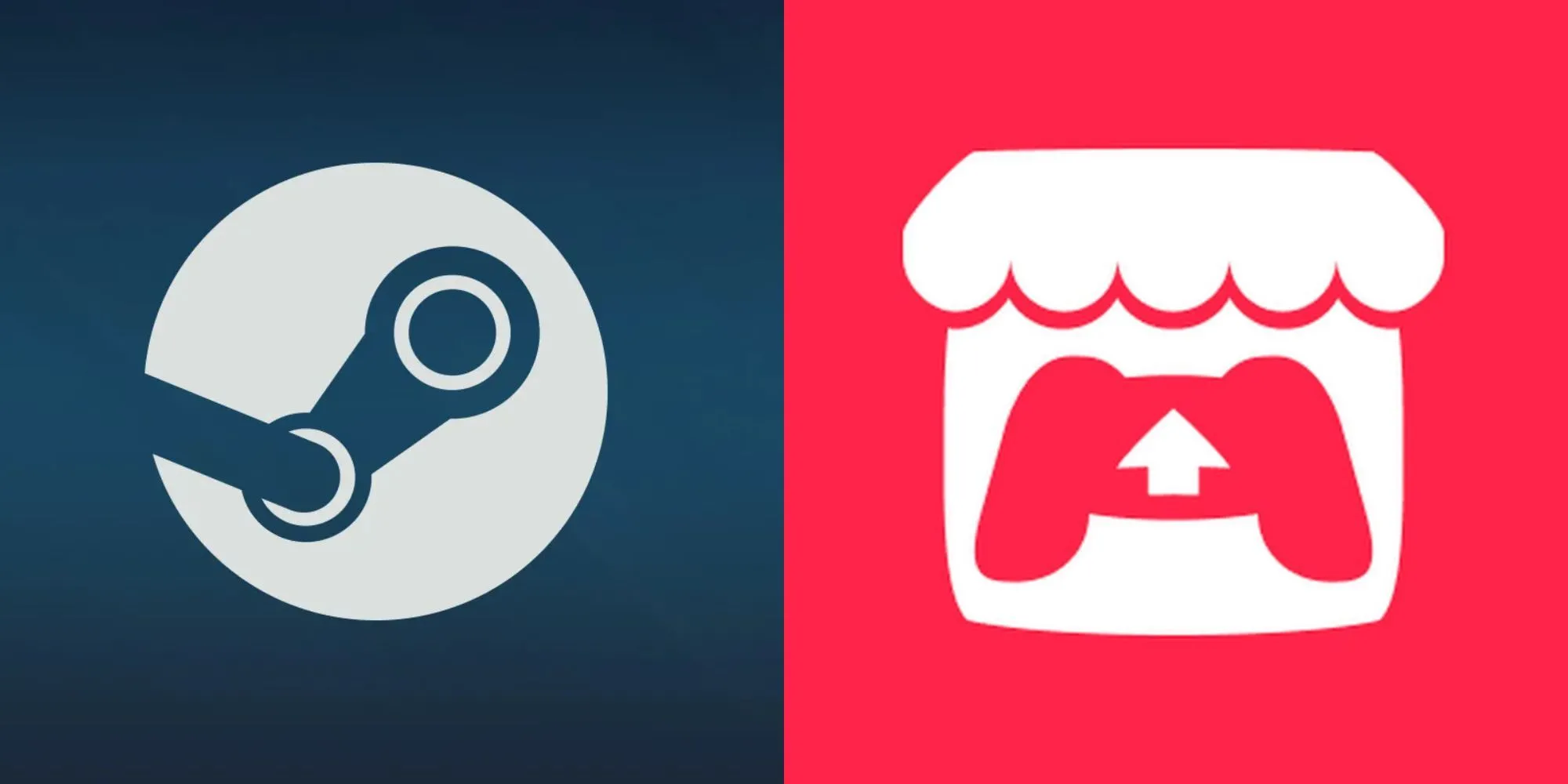 Logo Steam và Itch.io, hai nền tảng game bị ảnh hưởng bởi chính sách kiểm duyệt nội dung
