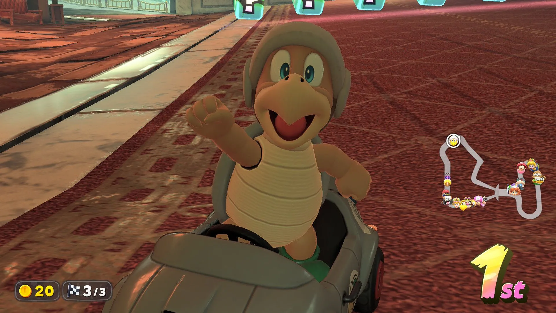 Mario Kart World Hammer Bro trong cuộc đua