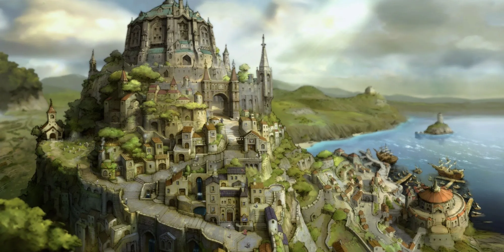 Môi trường trong Bravely Default Flying Fairy HD Remaster