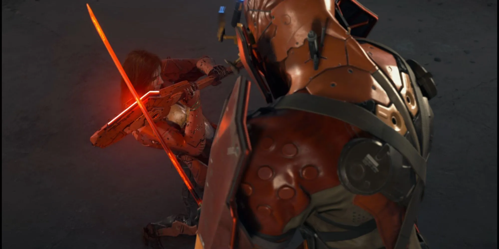 Một cảnh quan tuyệt đẹp với cầu vồng trong Death Stranding 2