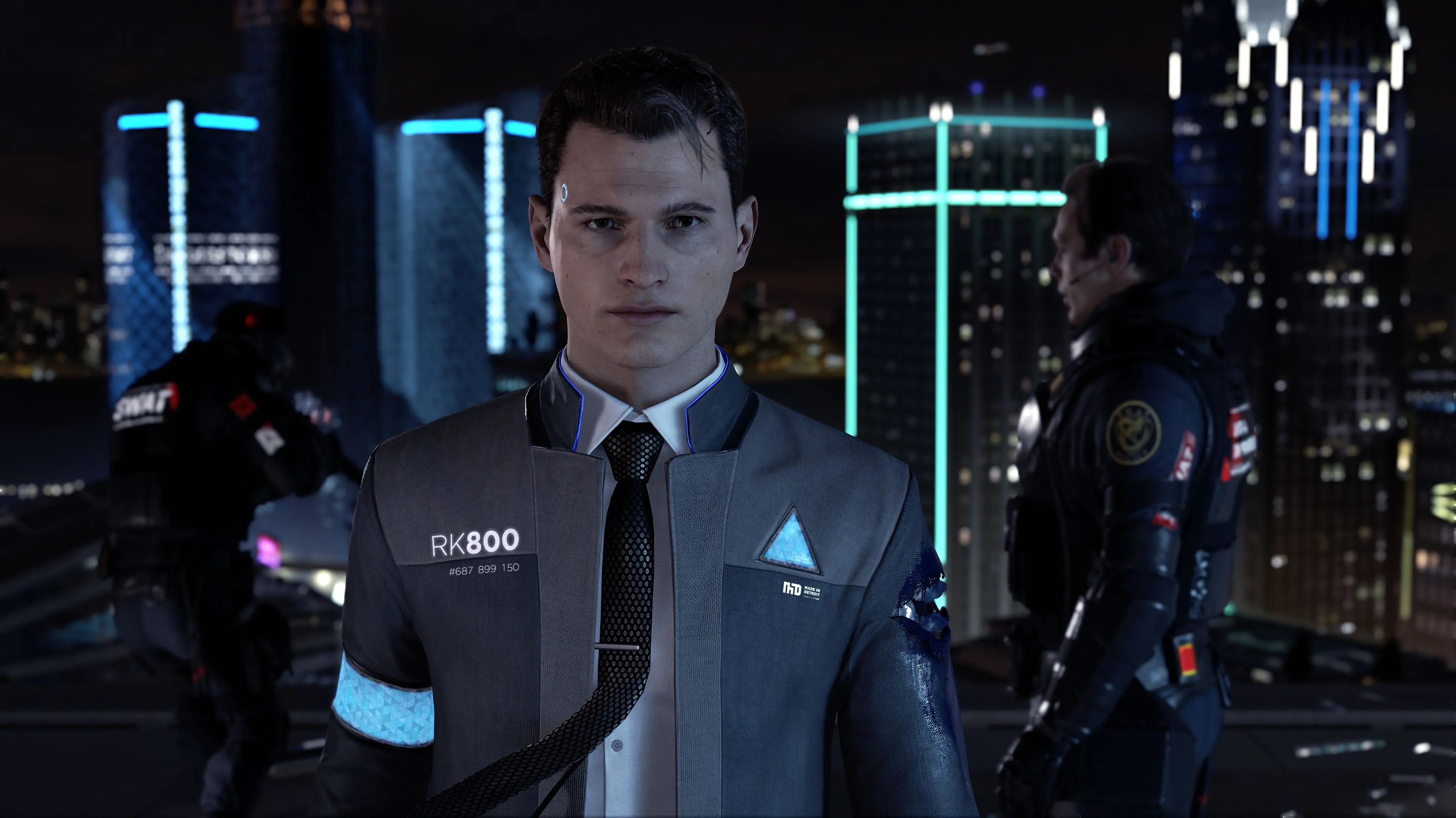 Nhân vật Connor trong game Detroit: Become Human, tựa game từng bị Collective Shout nhắm đến
