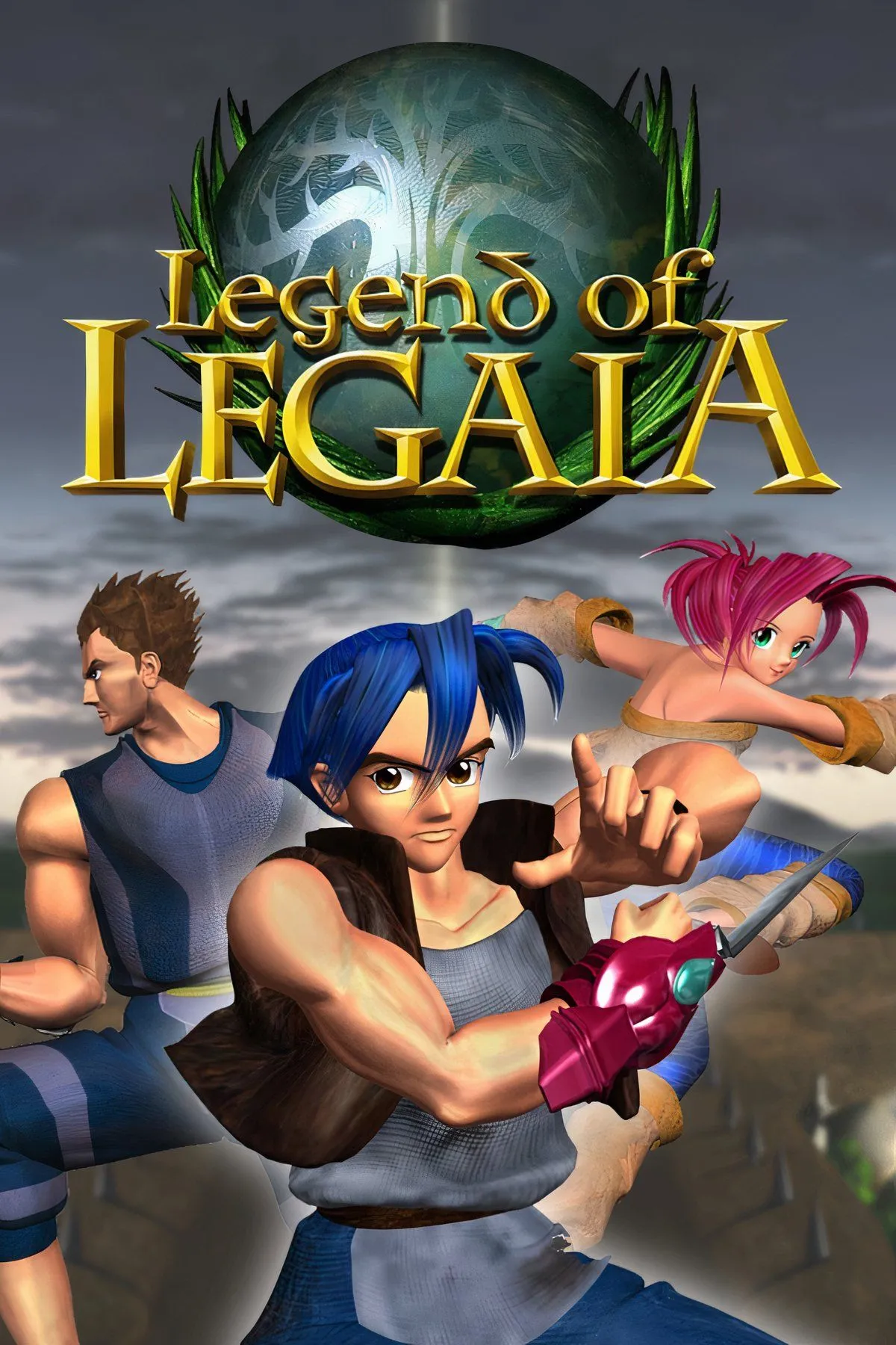 Nhân vật Vahn thực hiện đòn combo trong hệ thống chiến đấu độc đáo của Legend of Legaia.
