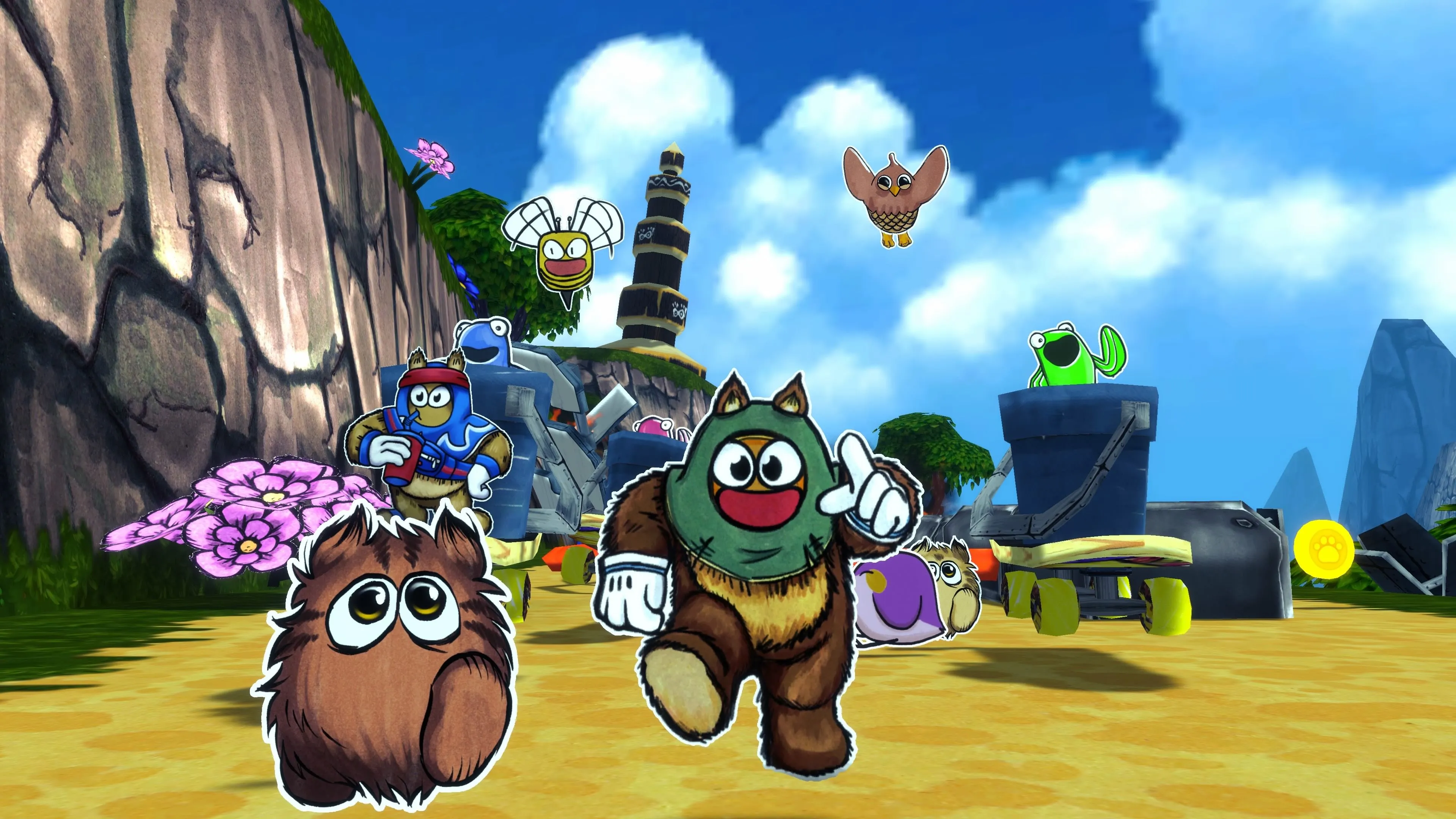 Ruffy and the Riverside - Ảnh dàn nhân vật trong game