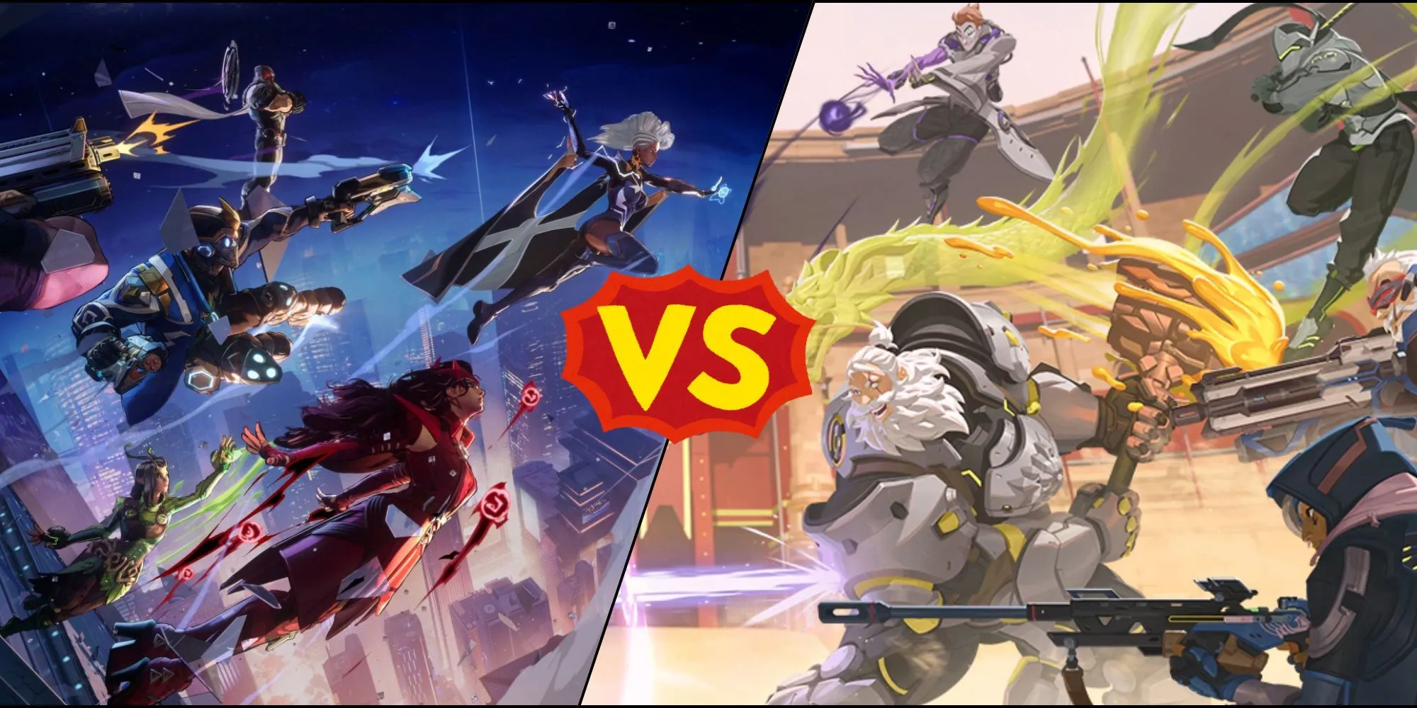 So sánh giao diện và phong cách đồ họa của ba tựa game bắn súng anh hùng Overwatch, Paladins và Marvel Rivals