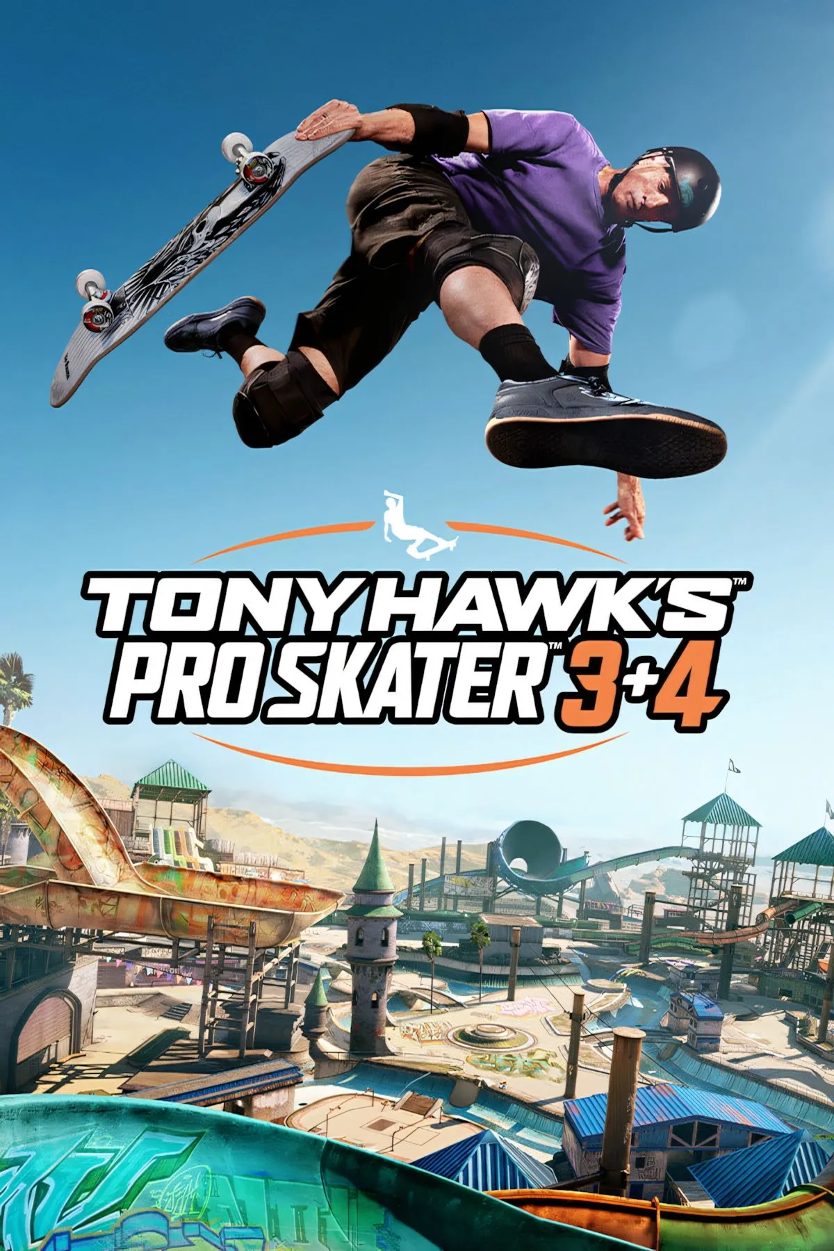 Tony Hawk trên bìa đĩa game Tony Hawk's Pro Skater 3 + 4
