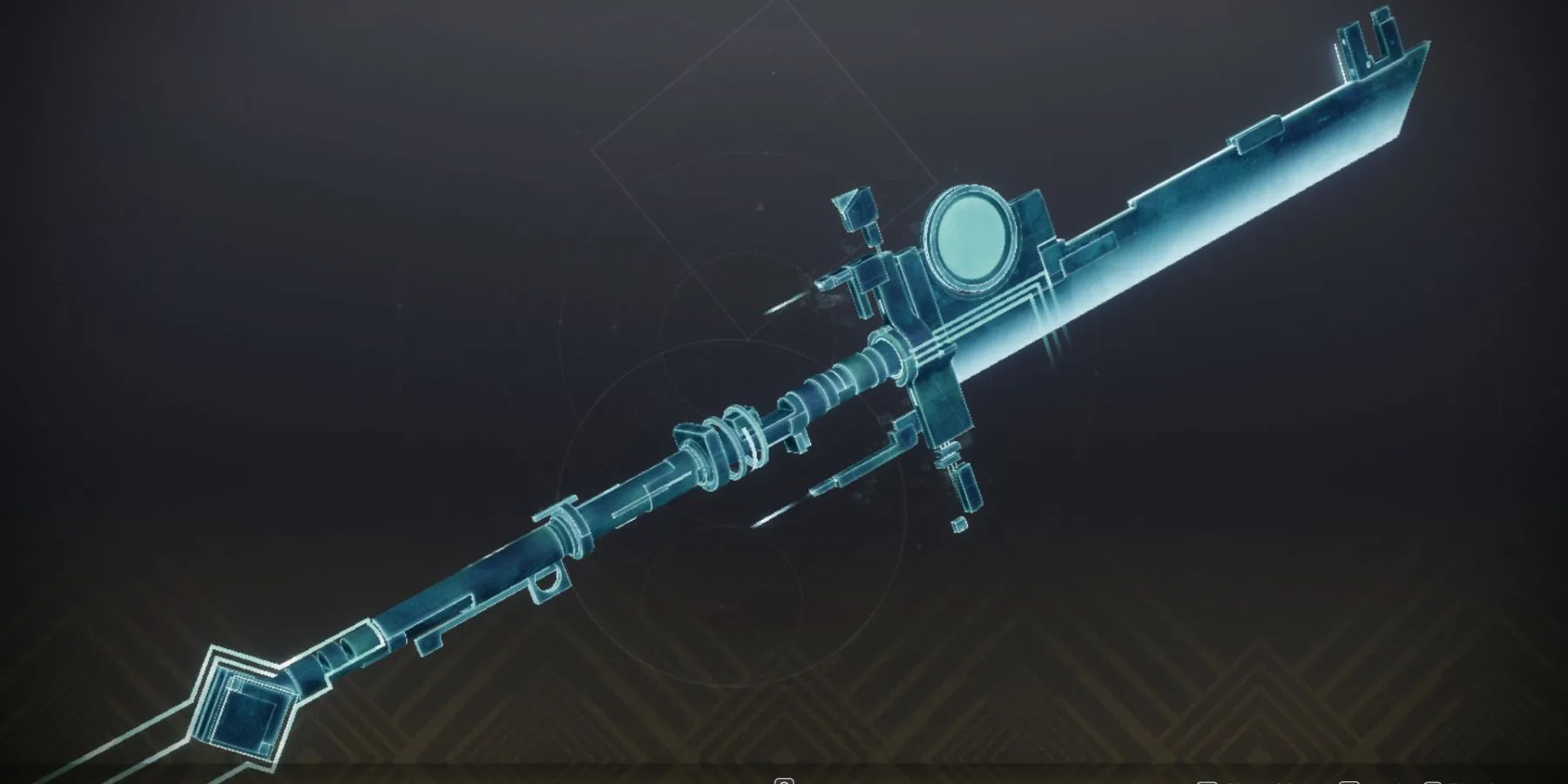 Vũ khí Exotic Glaive Vexcalibur hệ Void trong Destiny 2