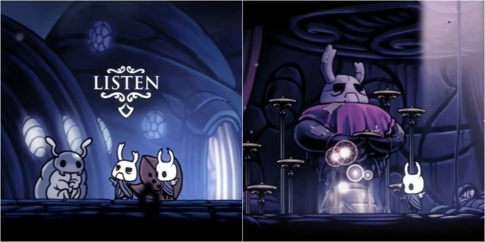 Bản đồ khu vực Royal Waterways trong Hollow Knight, đánh dấu vị trí bí mật để mở khóa boss White Defender trong DLC Hidden Dreams