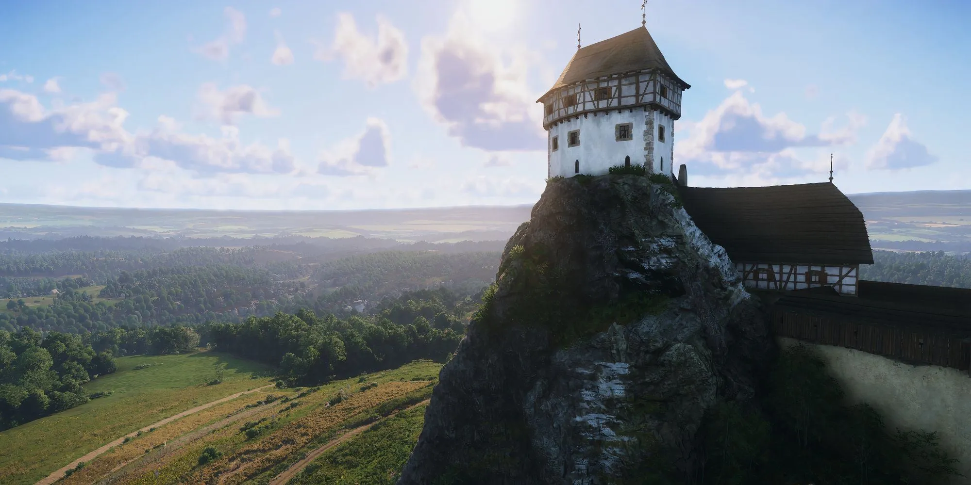 Bản đồ trong Kingdom Come Deliverance 2 hiển bị các địa danh và tòa nhà lớn
