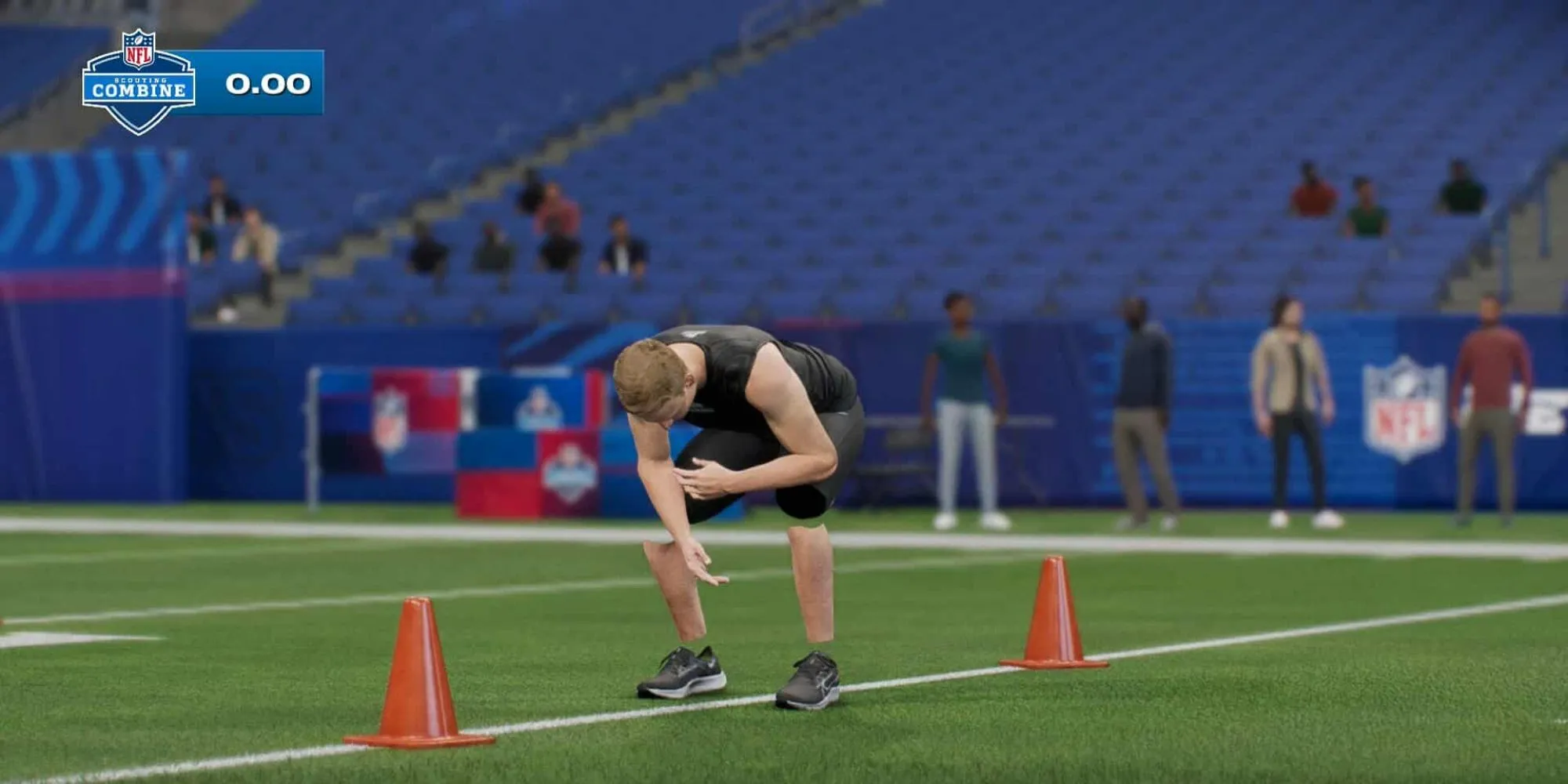 Bug đồ họa Madden NFL 26: Các nón tập bay lung tung như bị 'ma ám', minh họa lỗi gameplay cần fix.