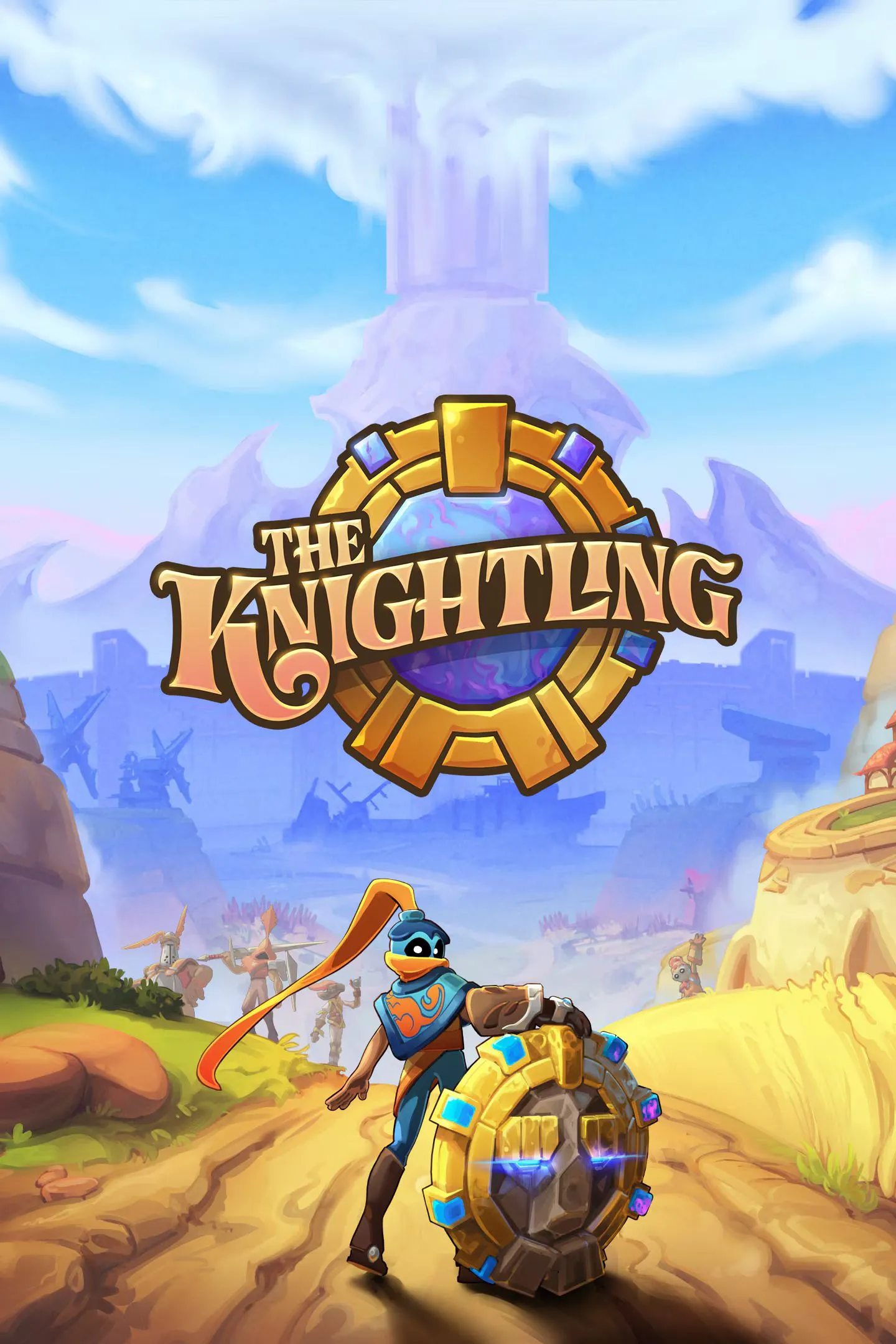 Logo và hình ảnh giới thiệu chung về tựa game phiêu lưu hành động The Knightling