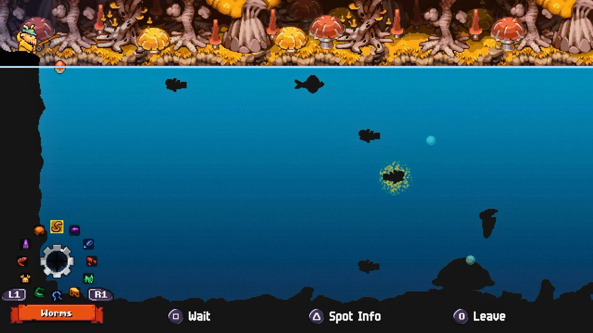 Minigame câu cá giải trí trong Chained Echoes Ashes of Elrant, mang lại cảm giác hoài niệm JRPG cổ điển