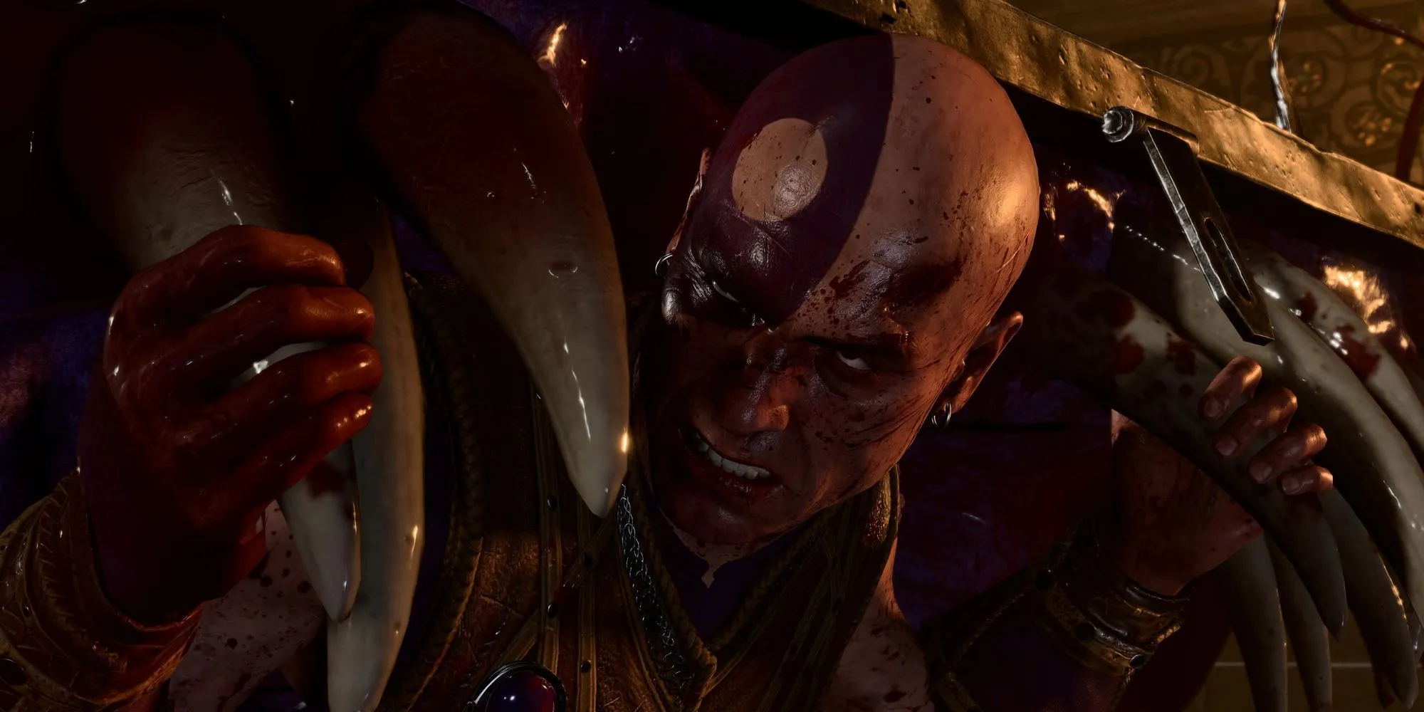 Minsc, cùng chuột Hamster Boo, tham gia chiến đấu trong Baldur's Gate 3.