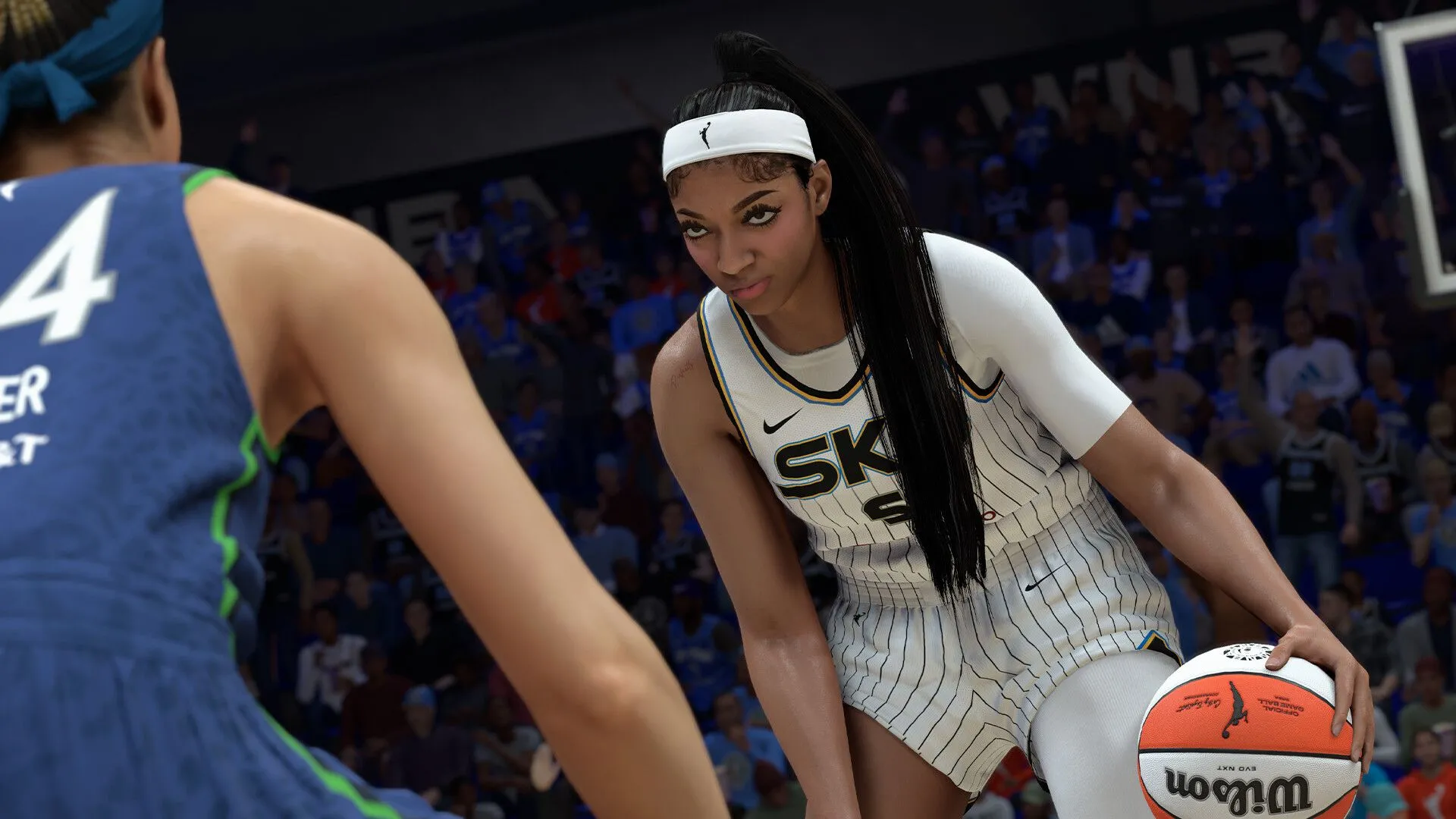 Ngôi sao bóng rổ NBA 2K26 trên sân đấu, tượng trưng cho dòng game bị lạm dụng microtransaction.