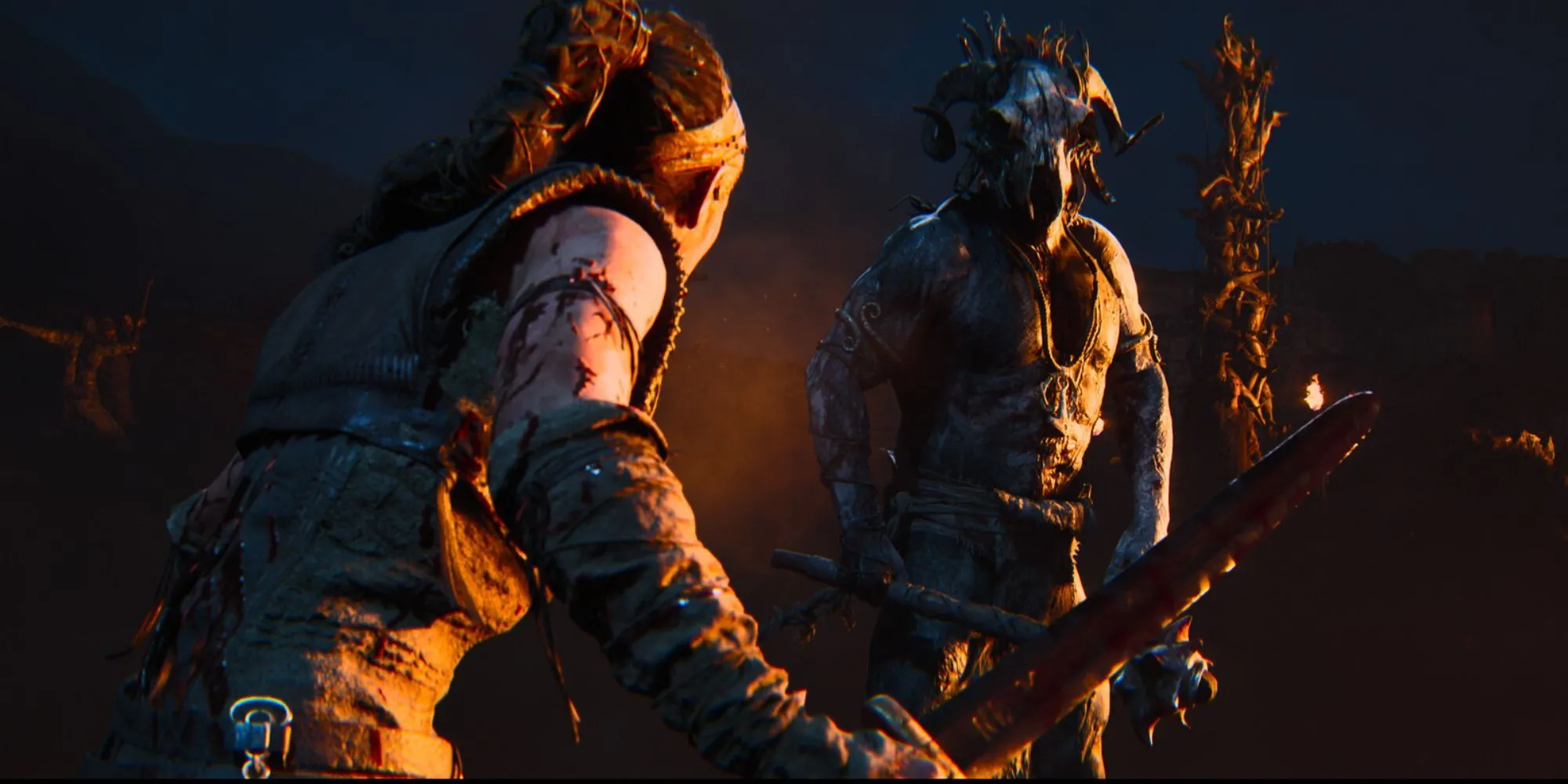 Senua sẵn sàng cho những trận chiến trong Senua's Saga Hellblade 2, nổi bật với cơ chế chiến đấu tập trung vào kịch bản