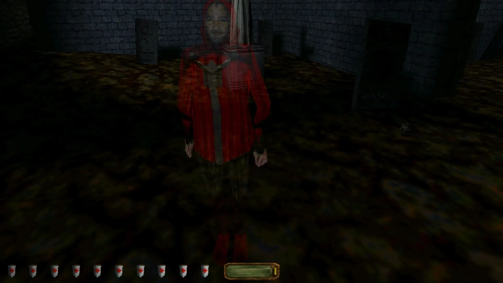 Thief: The Dark Project với nhân vật chính Garrett đang ẩn mình trong bóng tối