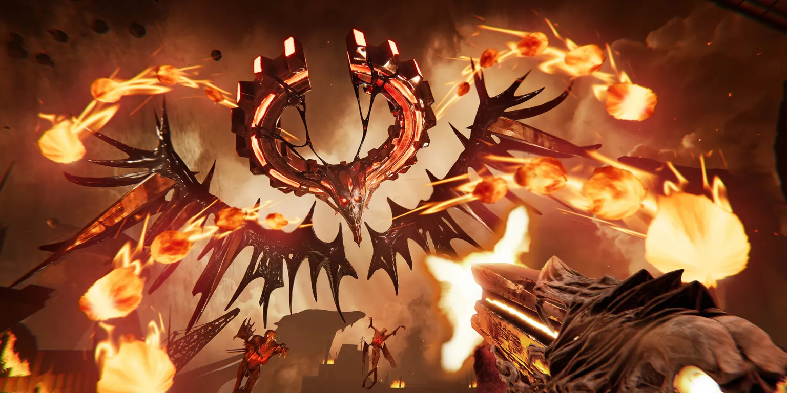 Ảnh bìa Metal: Hellsinger, gameplay FPS nhịp điệu giống Neon White