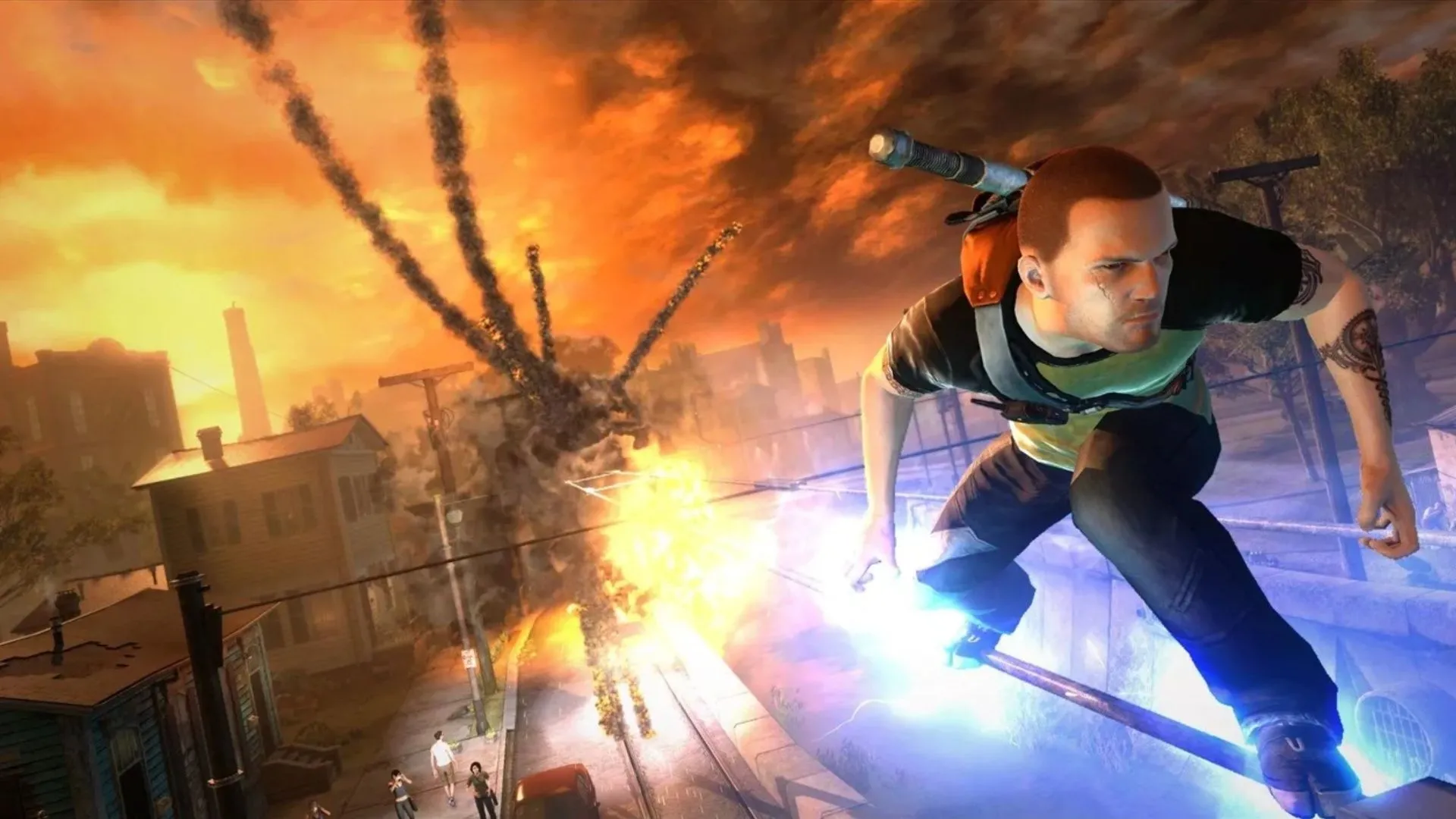 Ảnh Cole MacGrath và antiheroes trong inFAMOUS 2 — lựa chọn nhân loại hay Conduit