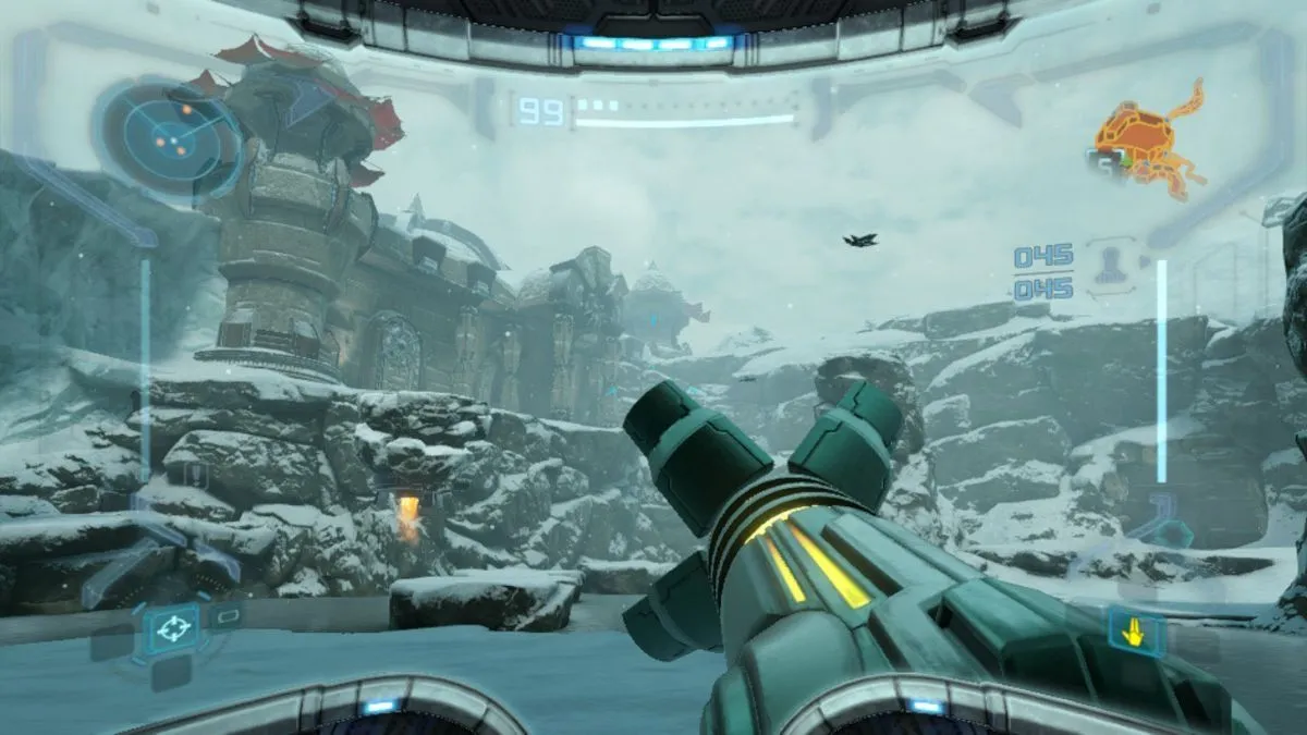 Ảnh Metroid Prime trên GameCube, cảnh phong cách bầu không khí và bắn súng góc nhìn thứ nhất