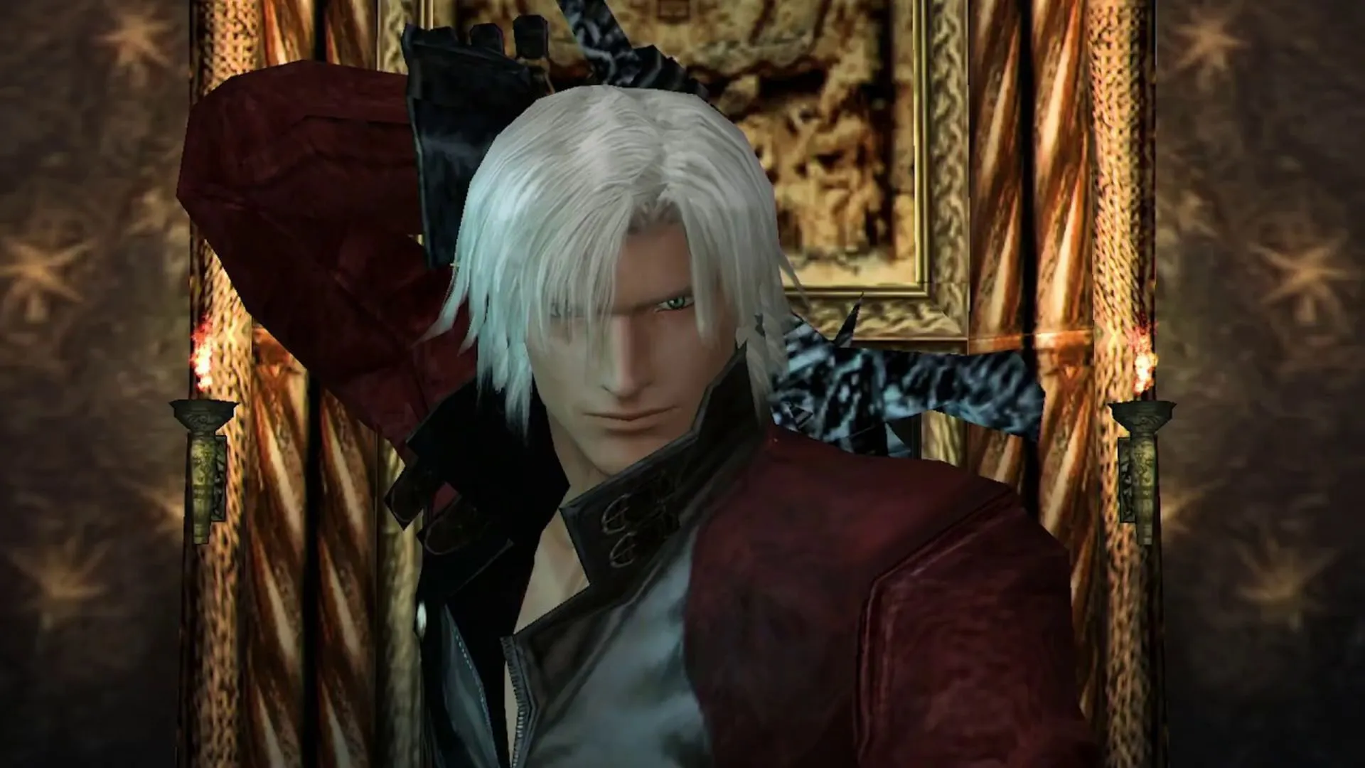 Ảnh quảng bá Devil May Cry 2 trên Switch, thể hiện phong cách hành động nhưng mất đi tông gothic ban đầu