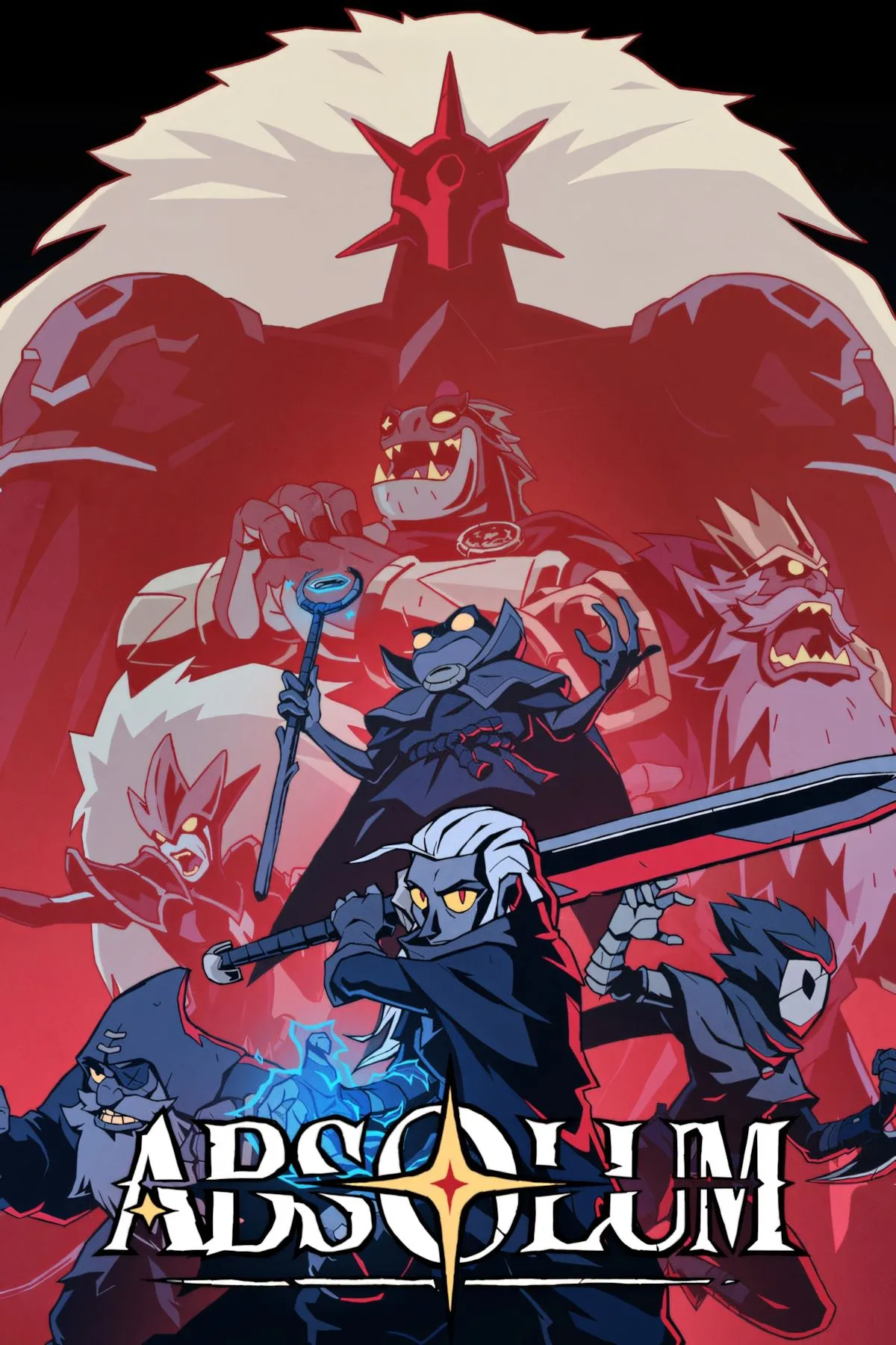 Bìa cover Absolum, artwork vẽ tay với Azra - Sun King và palette màu rực rỡ