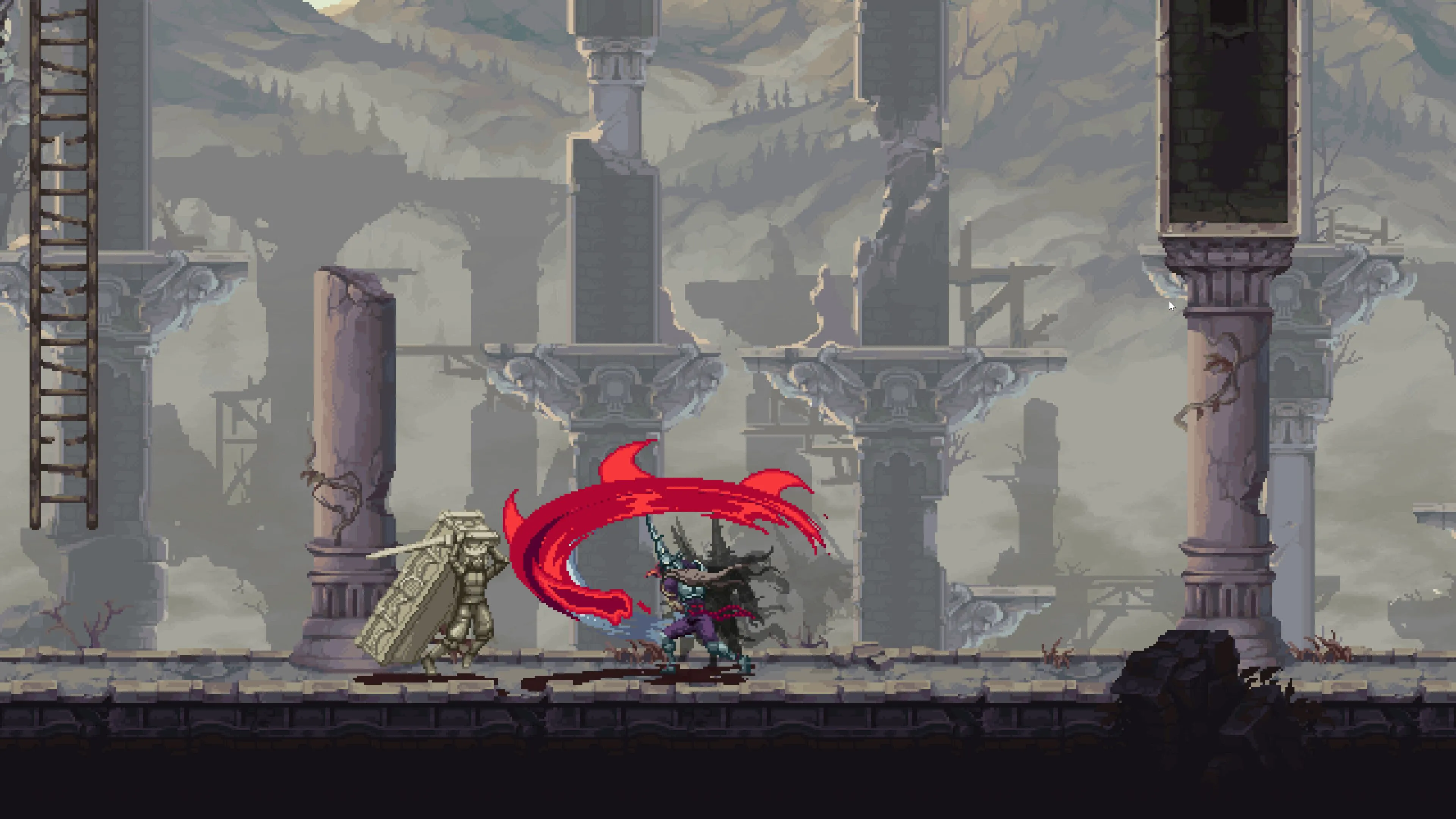 Blasphemous 2 art phong cách tôn giáo đen tối, trận chiến boss và thiết kế thế giới u ám