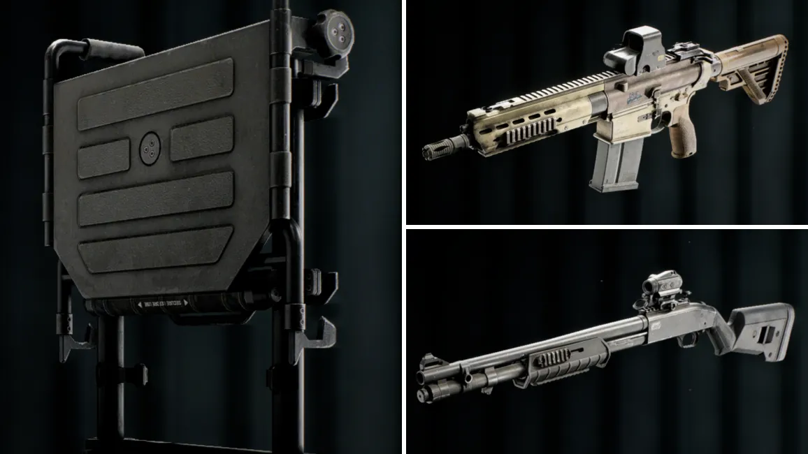 Breacher sử dụng shotgun và ladder thâm nhập tòa nhà