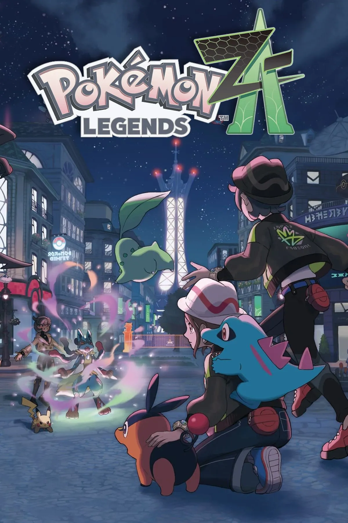 Cover art của Pokémon Legends: Z-A với logo và artwork quảng bá